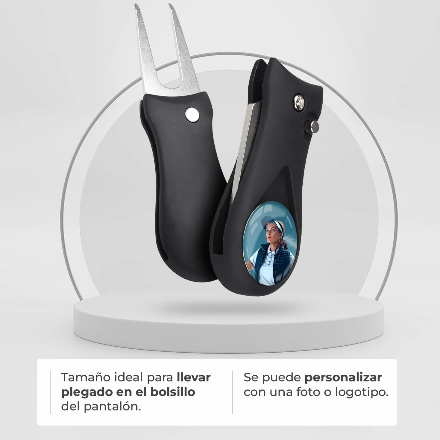 Arreglapiques de Golf con Marcador Magnético Bolas Personalizado Regalos para Golfistas Divot Tool Pitch Fork Accesorios