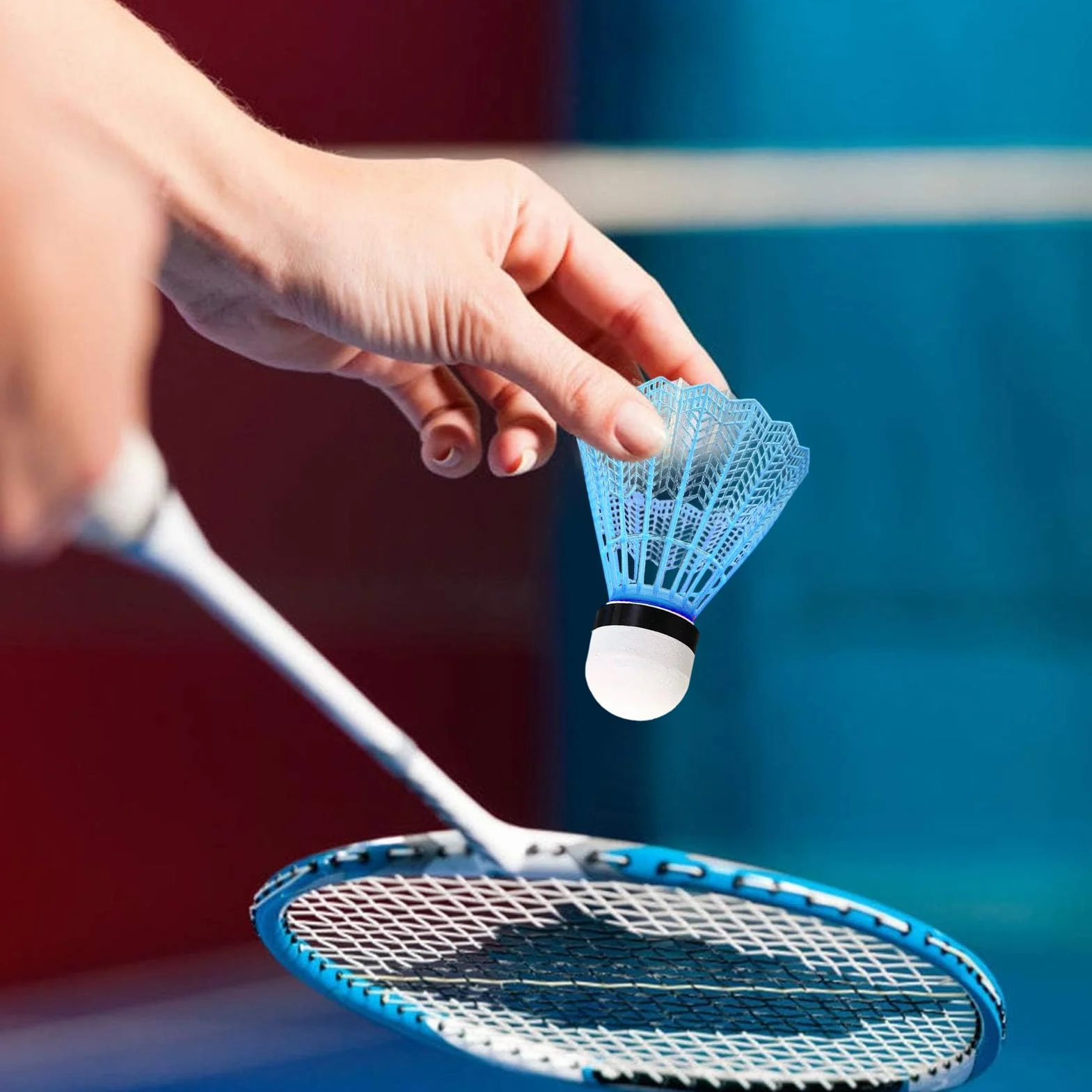 Juego de 6 volantes de bádminton para principiantes, alta durabilidad, entrenamiento deportivo