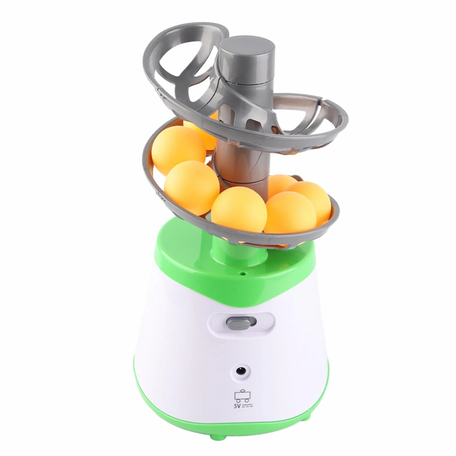 Máquina de Pelotas de Ping Pong 5000 mAh Lanzador Automático de Tenis de Mesa con 10 Pelotas de Entrenamiento