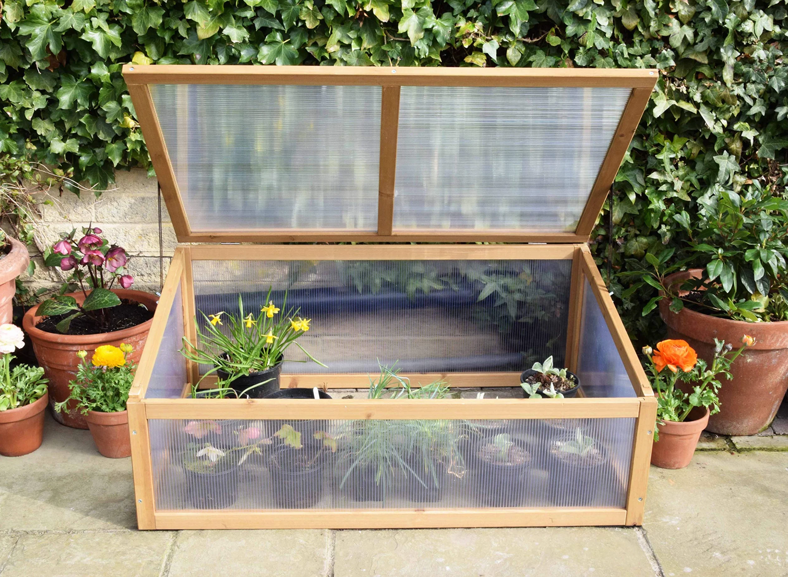 Spear & Jackson COLDFRAME1 Invernadero de Madera 1000 x 660 x 400 mm