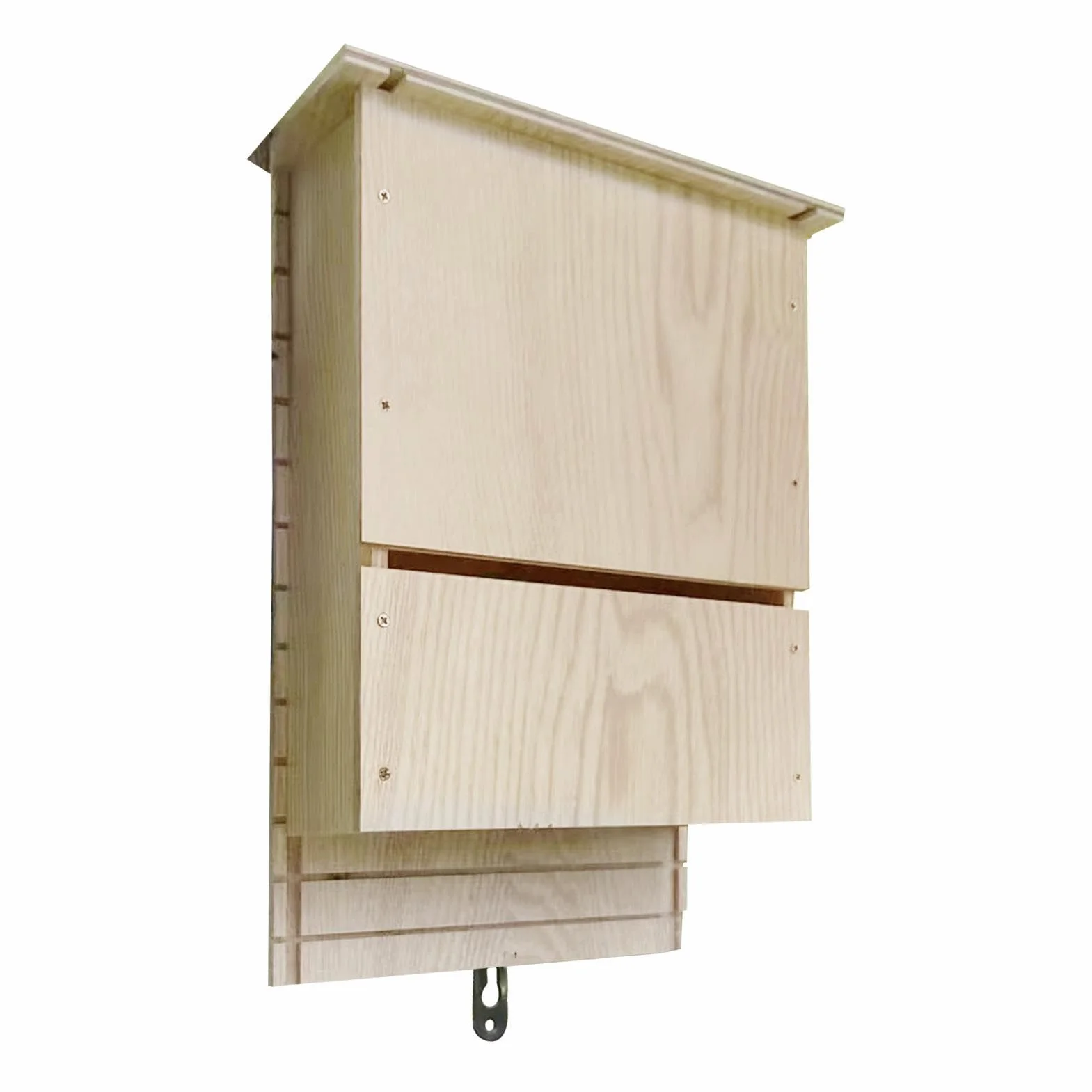 murciélagos al Aire Libre - Refugio Madera para Colonia murciélagos, murciélago Madera Reutilizable para hibernación, casa Caja murciélago decoración Madera