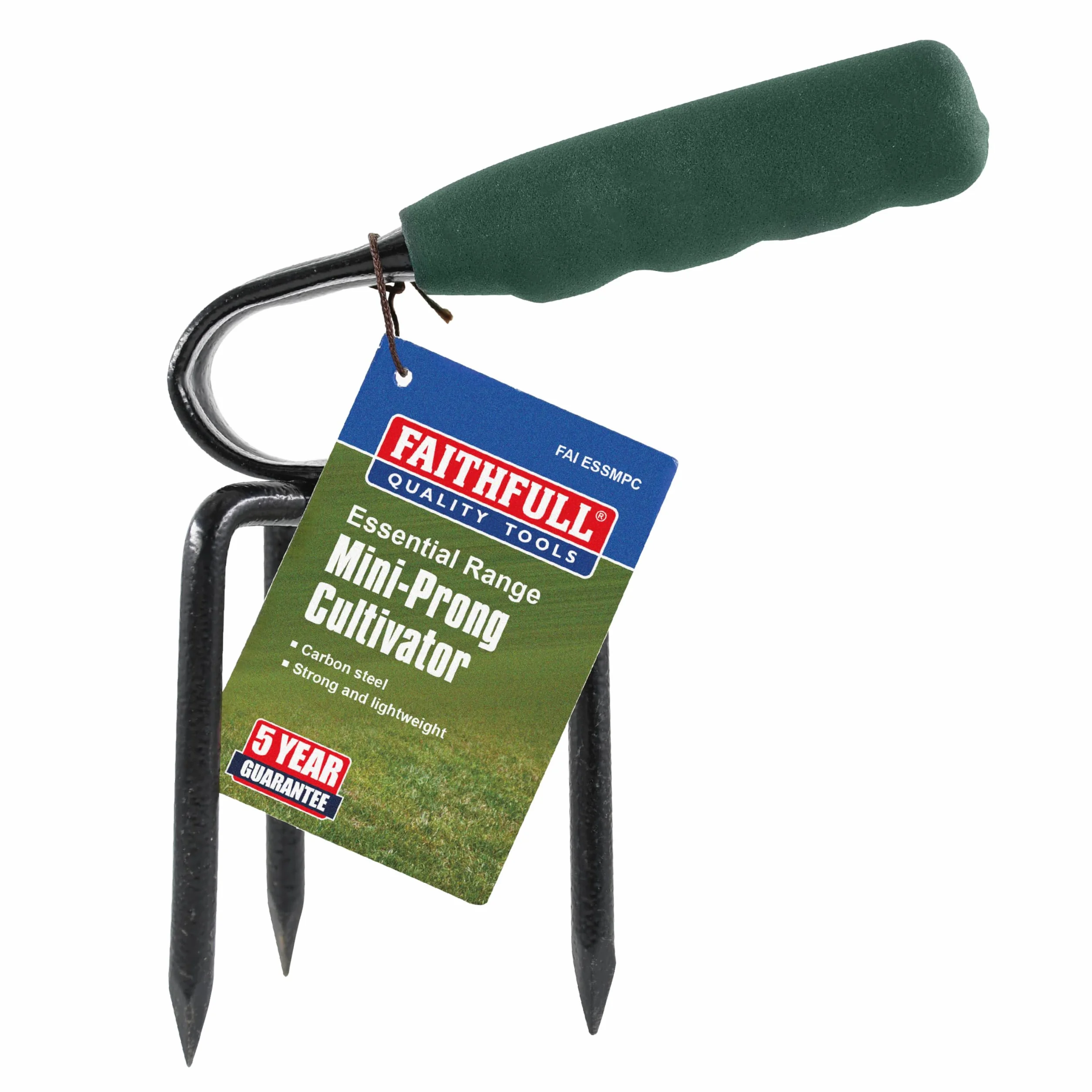 Faithfull Tools FAIESSMPC Essentials Mini-cultivateur à main Bleu 8,5 x 23 x 17 cm