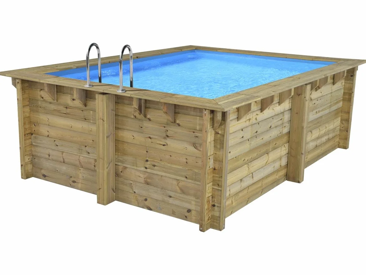 Piscina Rectangular de Madera Caimanes 140-4,10 x 3,00 x 1,39 m