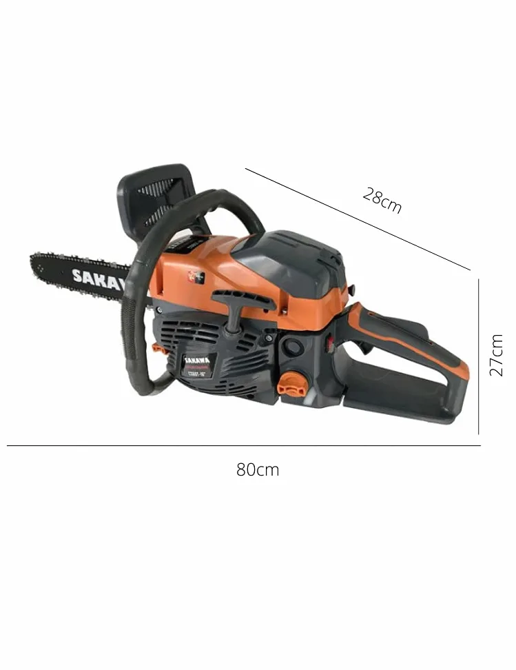 SAKAWA Motosierra Gasolina 58cc 16" + Aceite Engrase Cadena