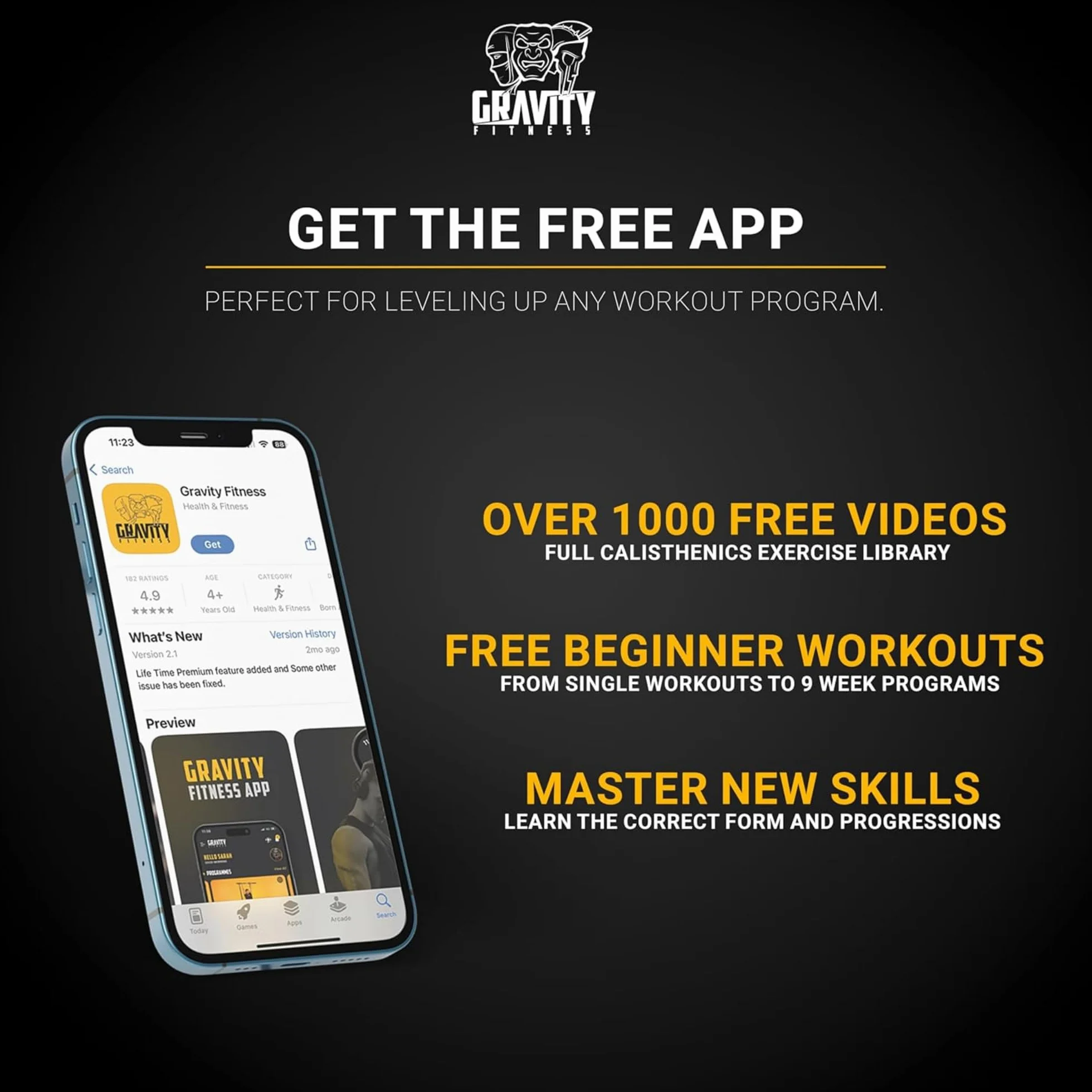 Gravity Fitness Tiza líquida para calistenia, levantamiento de pesas y escalada