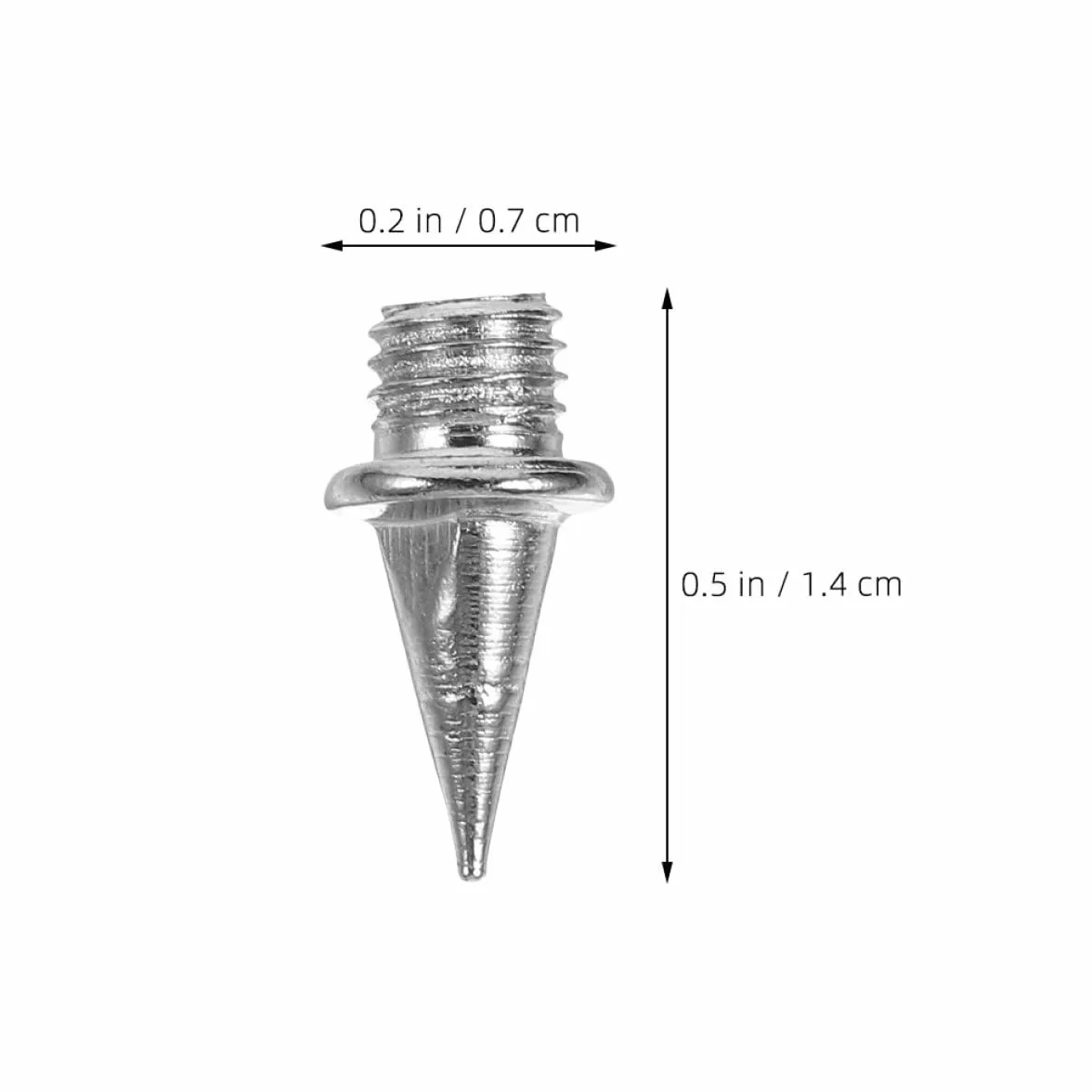 Clavos Zapatillas Atletismo 9mm Acero para Pista Sistema Reemplazo Rápido 30 Piezas