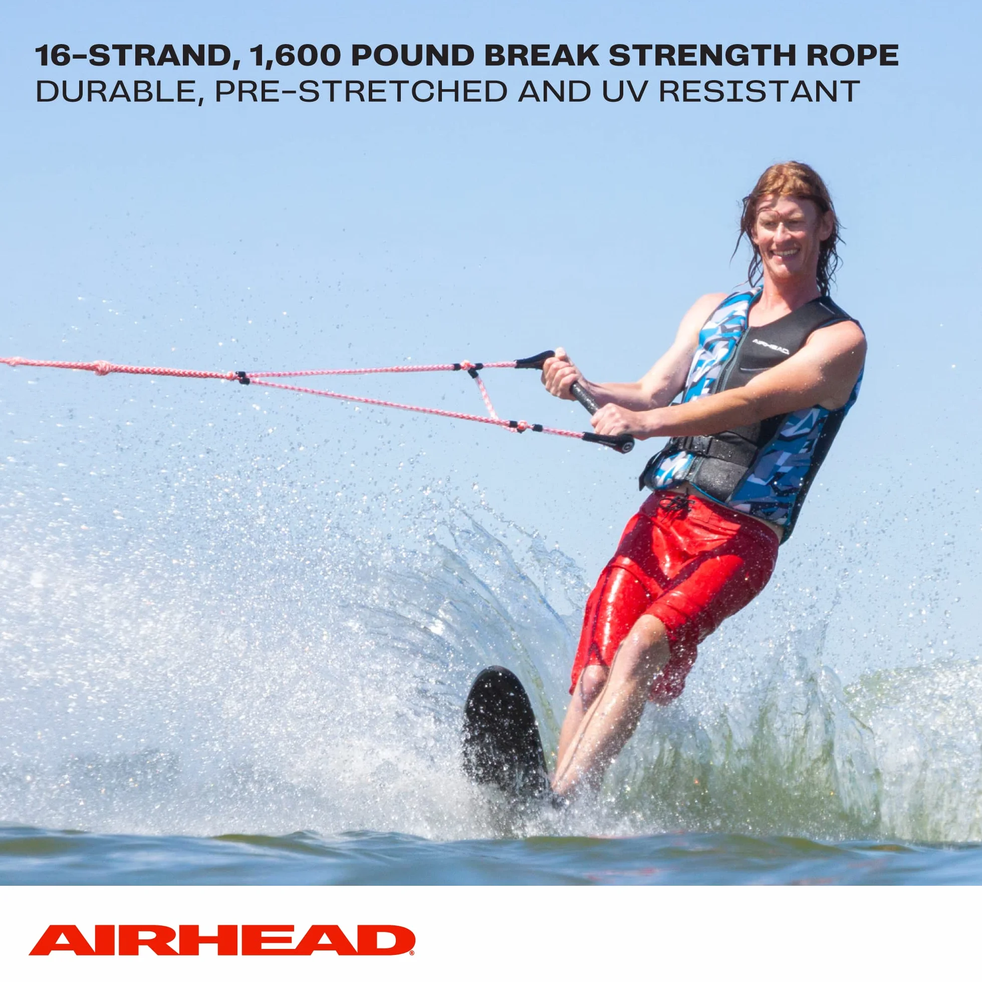 Airhead Ez Up Slalom Cuerda de Entrenamiento, 75 pies