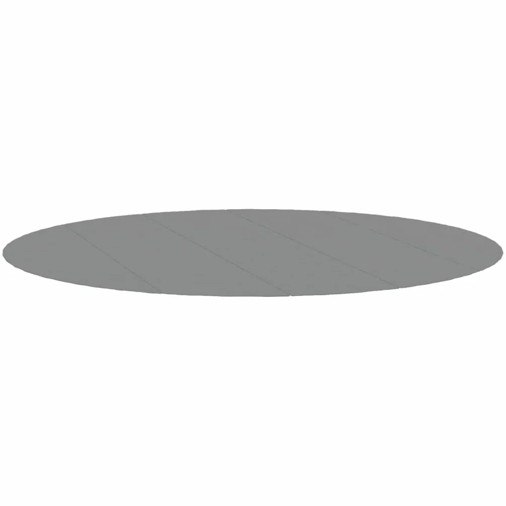 vidaXL Tapiz de Suelo Piscina geotextil de poliéster Gris Claro Ø550cm, Lona Suelo Piscina, Protector de Suelo para Piscina, Alfombra de Piscina