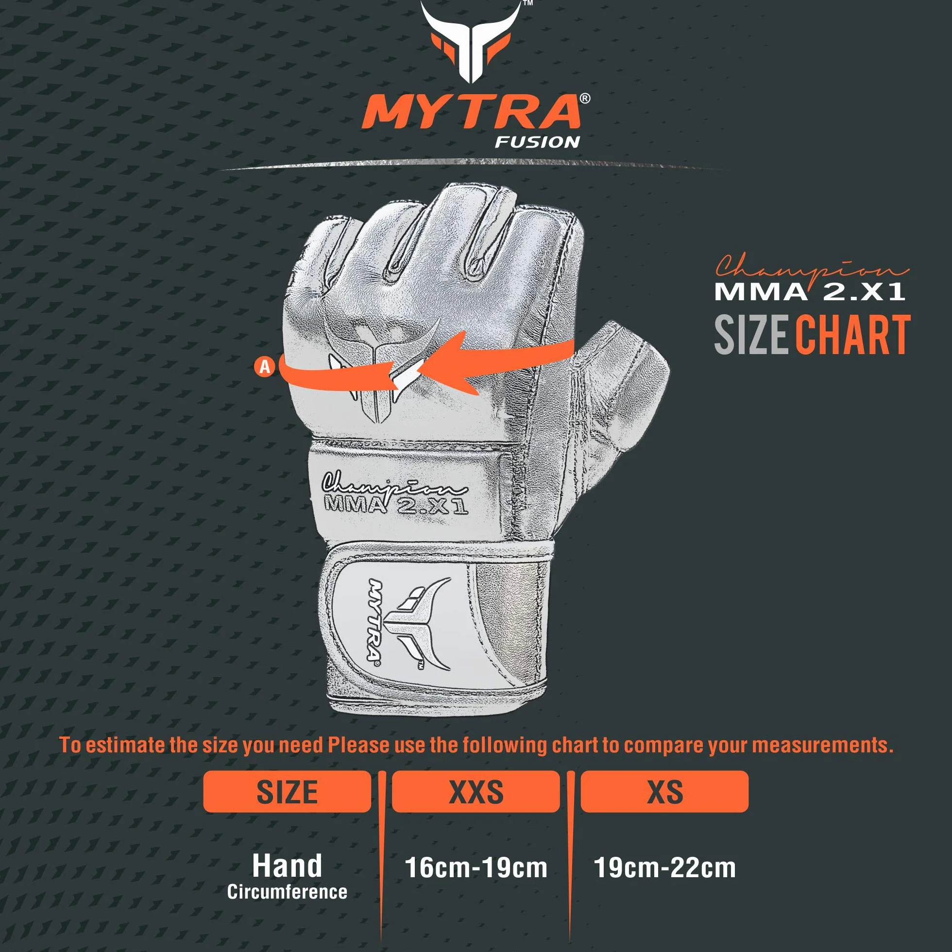 Mytra Fusion Kids Junior MMA Gloves Training Grappling Champion 2.1 X Series