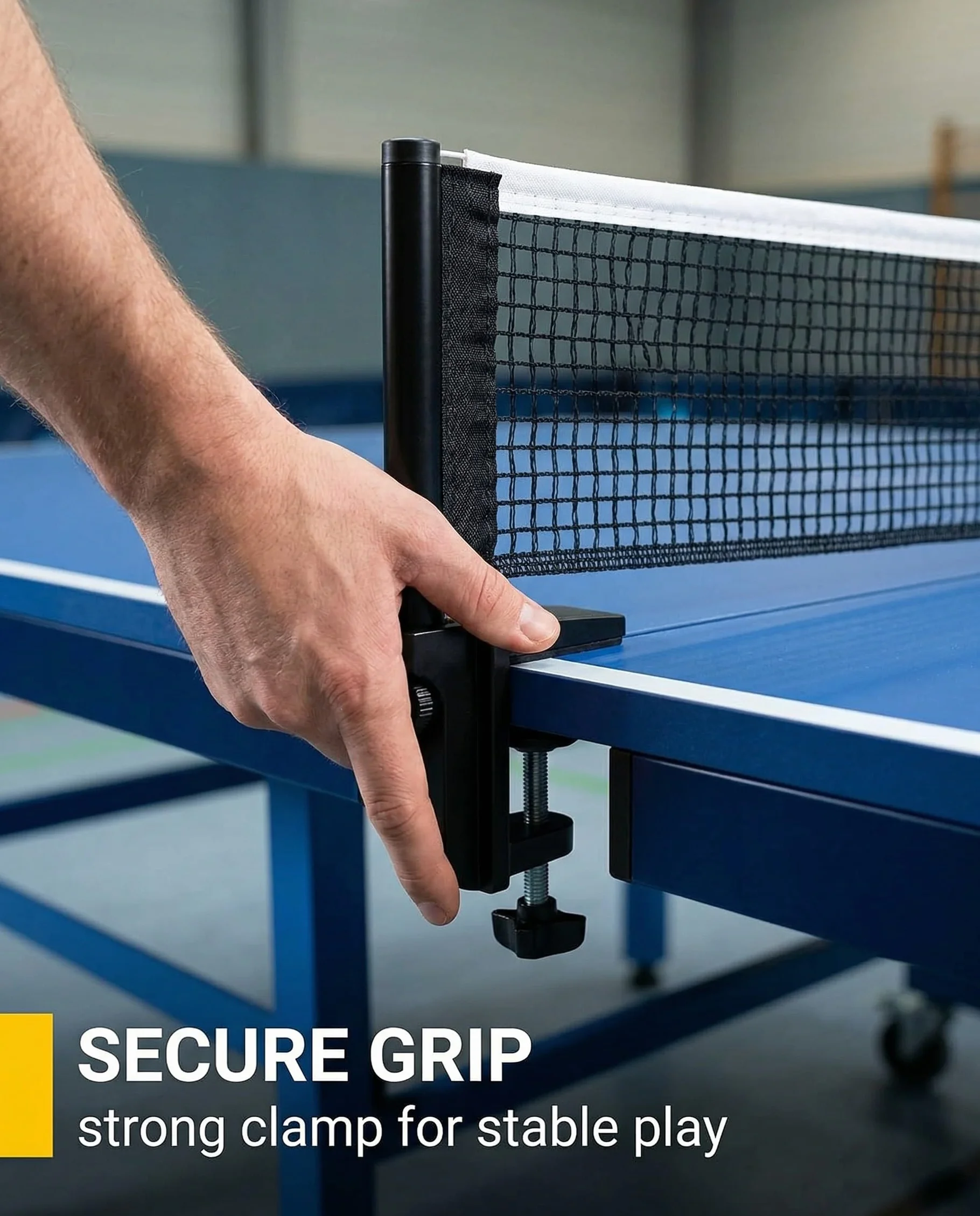 Red de Reemplazo de Tenis de Mesa Portátil Durable 1.75M Negra Universal
