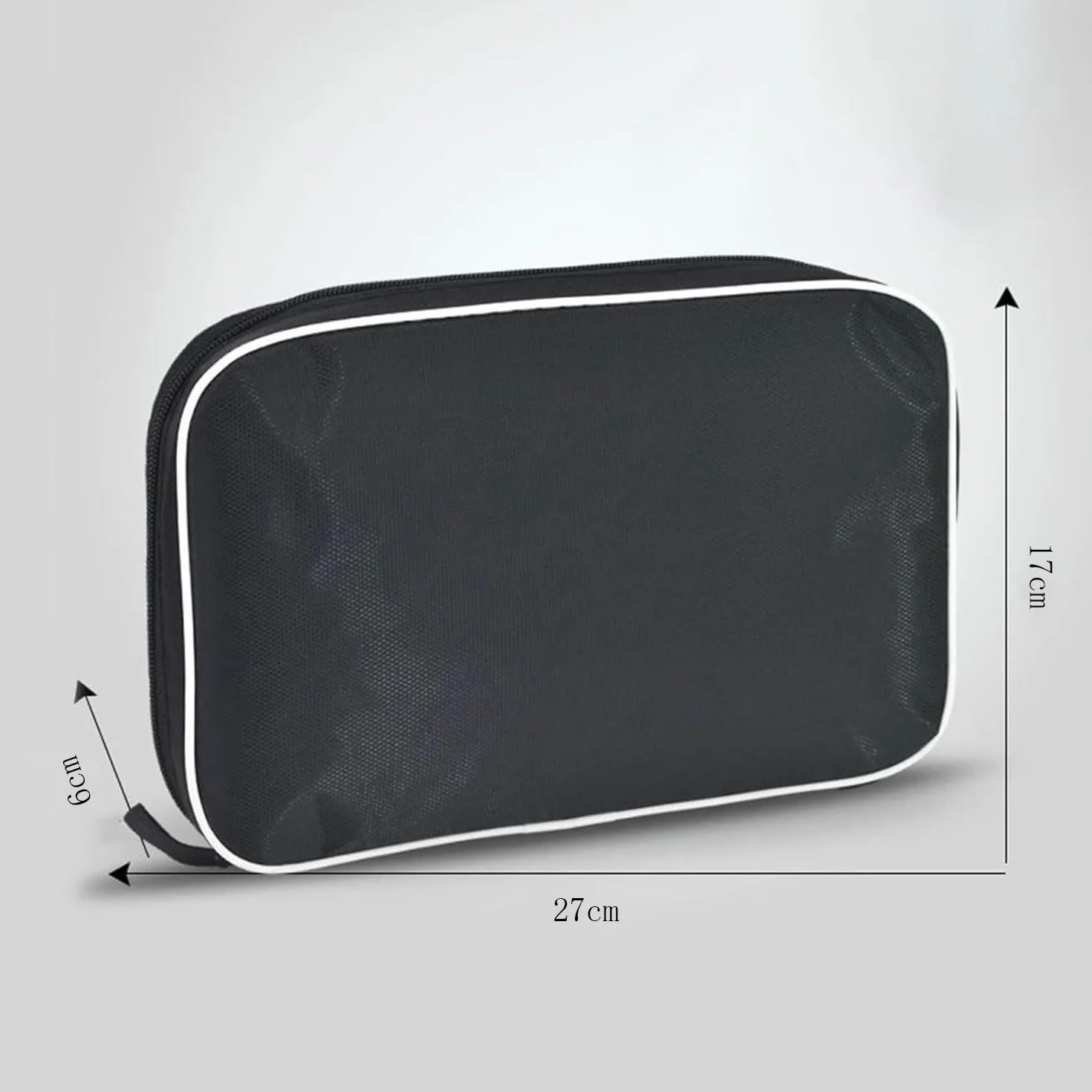Bolsa de Tenis de Mesa para Raqueta de Ping Pong, Funda Protectora, Color Negro, 27 x 17 cm
