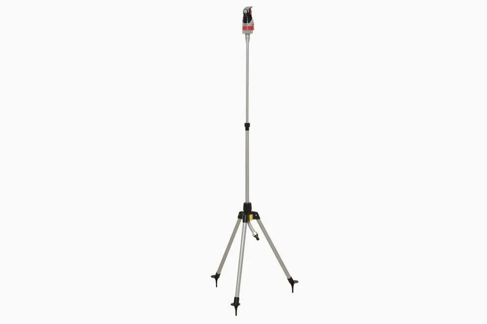 Cofan Aspersor 4 Posiciones | con trípode telescópico | Adecuado para el riego de Jardines y césped | Cobertura y optimización en el riego