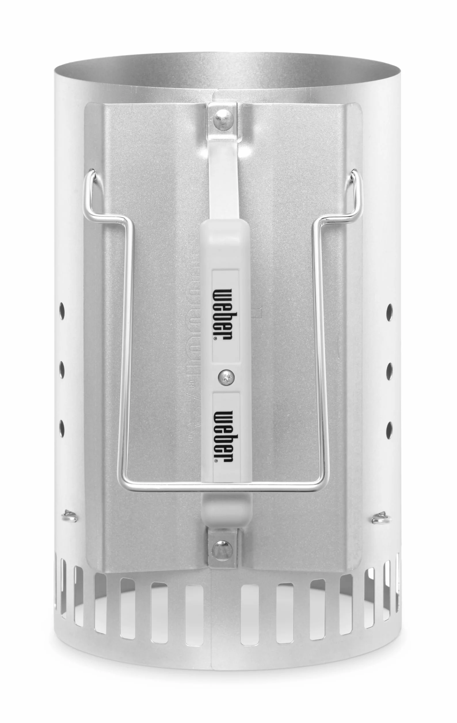 Weber 17631 - Set Chimenea 2 kg de Briquetas + 6 Pastillas de Encendido Blancas, Acero Inoxidable