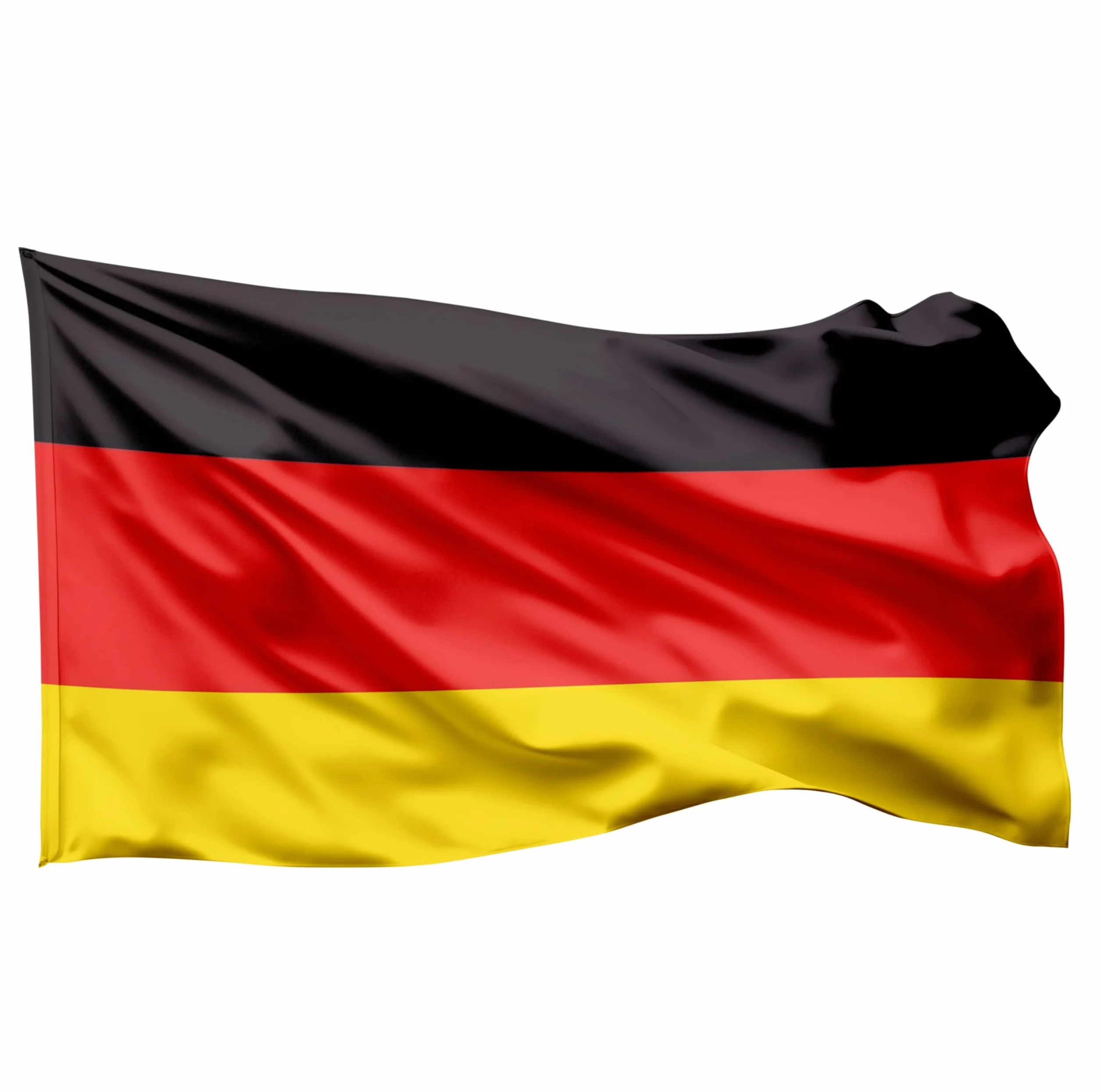 Banderas de Alemania (150 x 90 cm) en negro, rojo y oro, con ojales para colgar, ideal para la Copa del Mundo 2026, incluye 1 planificador de partidos A3.