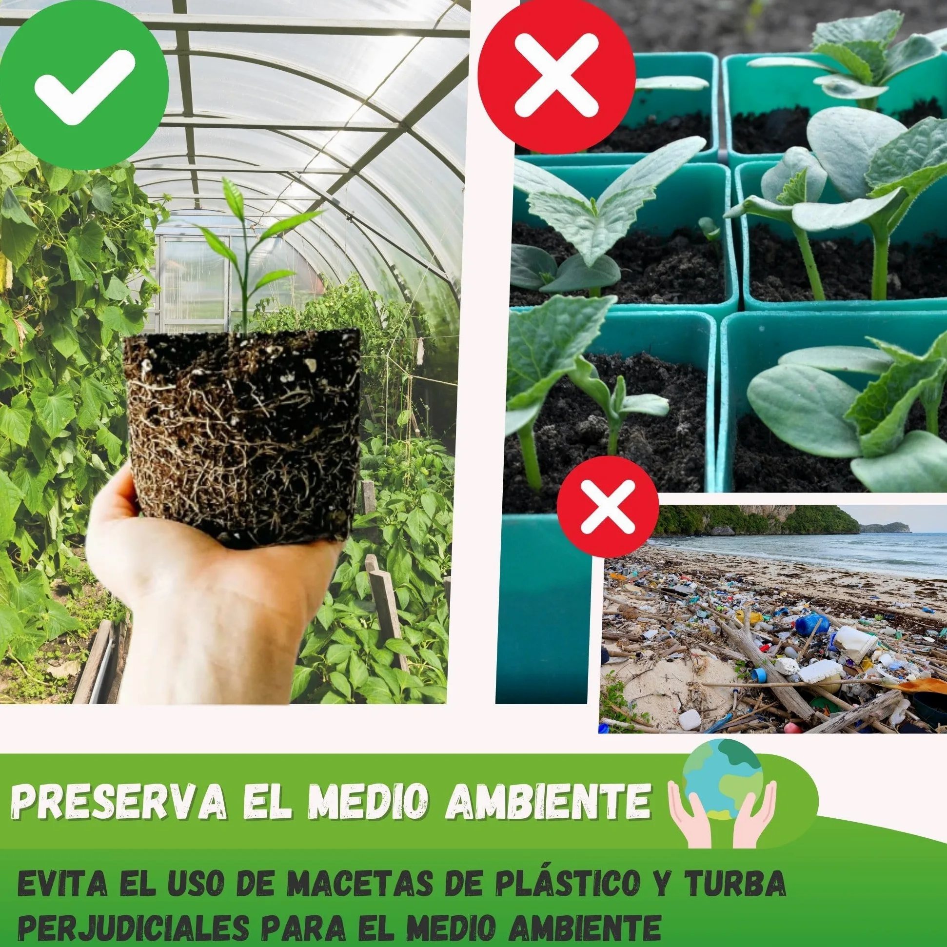 Jarden Bloqueador de Suelo Manual Profesional – 4 Bloques de 5x5 cm – Prensador de Terrones de Acero Inoxidable