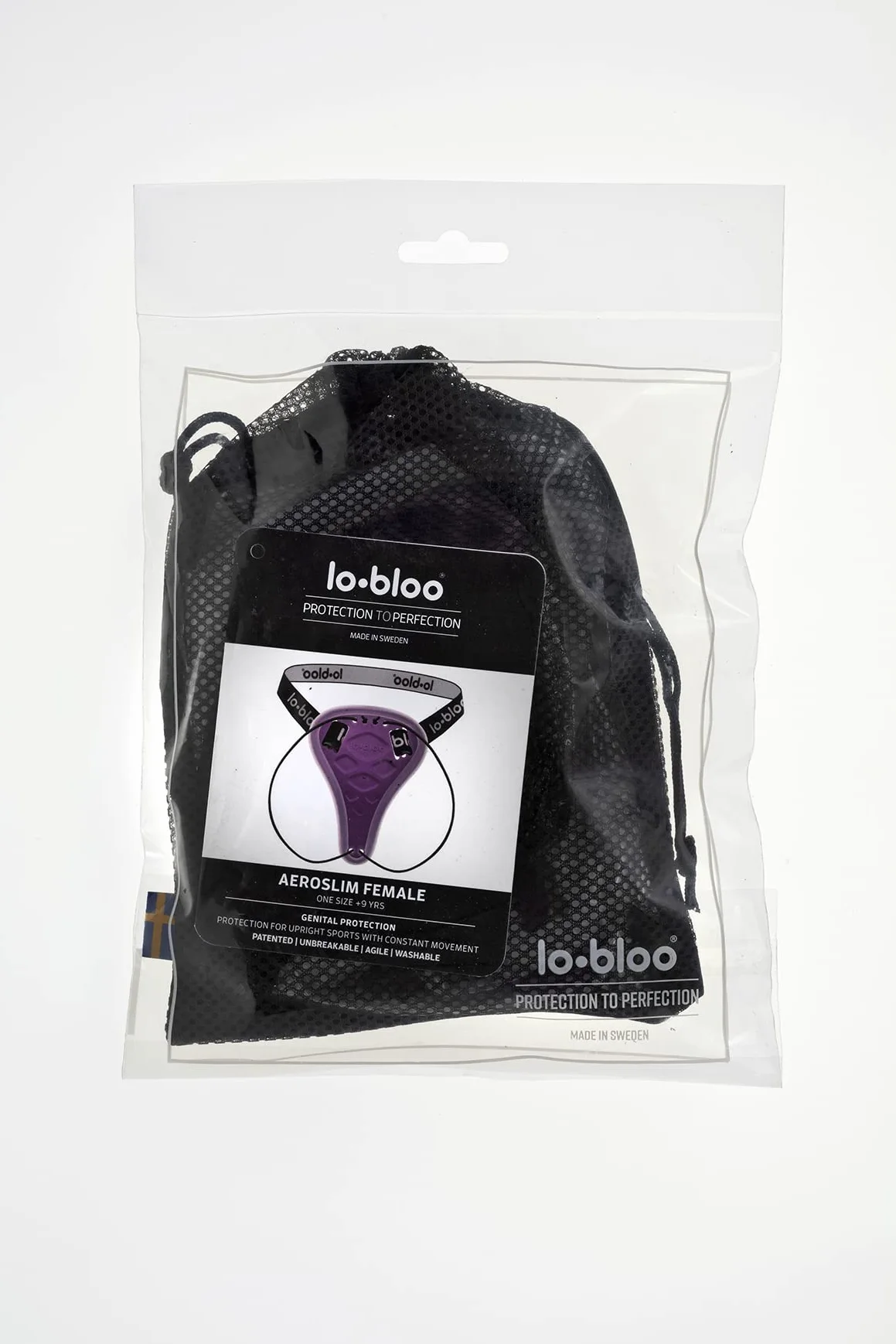 lobloo AEROSLIM Coquilla Pélvica Atlética Patentada para Deportes de Pie