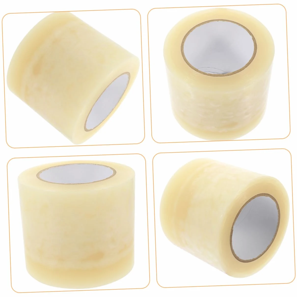 Toddmomy 4rollos Cinta De Reparación para Invernaderos Adhesiva y Transparente De Longitud para Sellar Daños Plásticos y Toldos