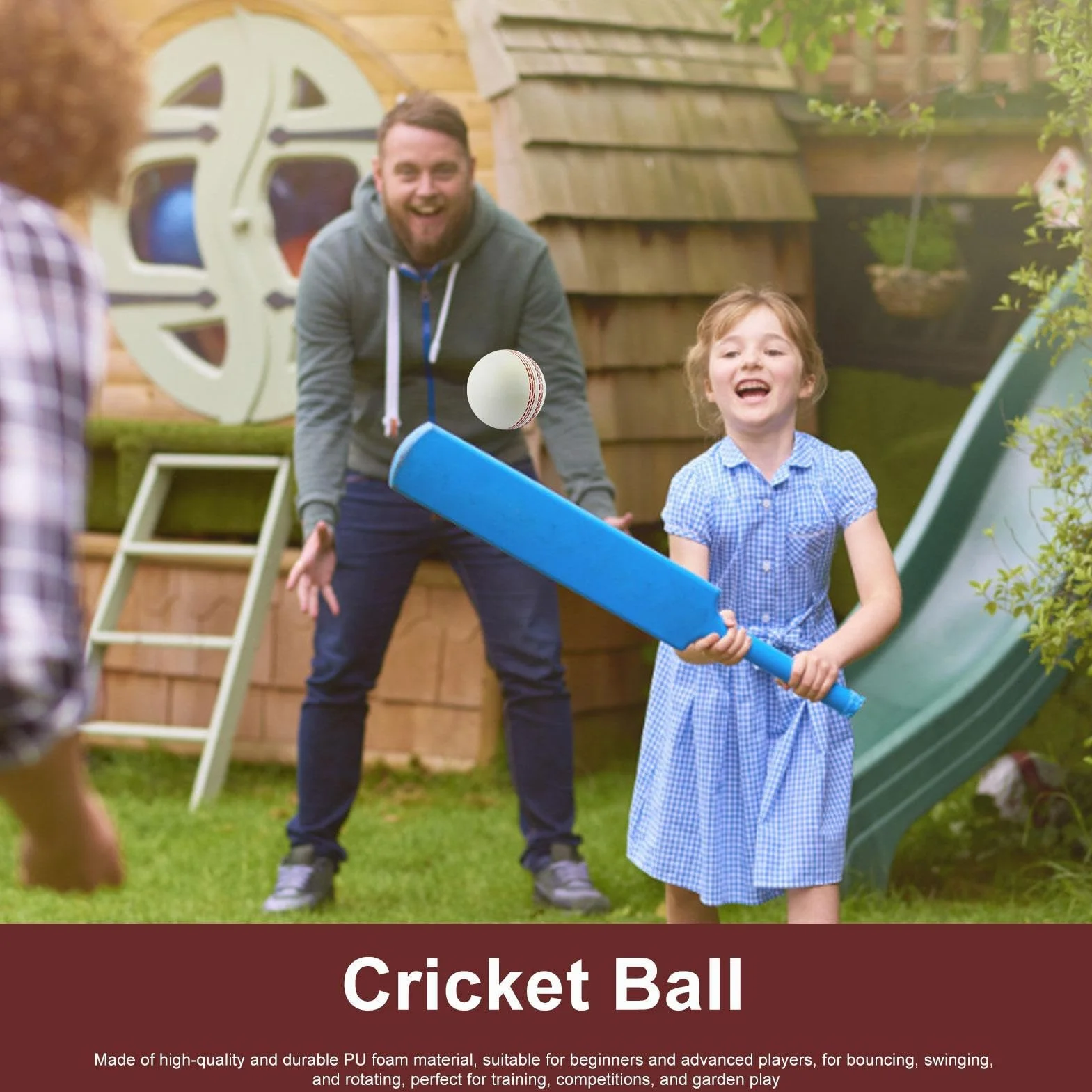 Fulenyi Bolas de Cricket de Entrenamiento Flexibles para Interior y Exterior