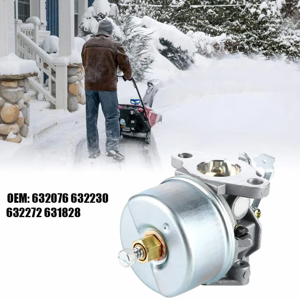 KIMISS Carburador para motosierra de nieve, compatible con modelos 632076, 632230, 632272 y 631828, repuesto de alta calidad, fácil instalación, carburador para motor