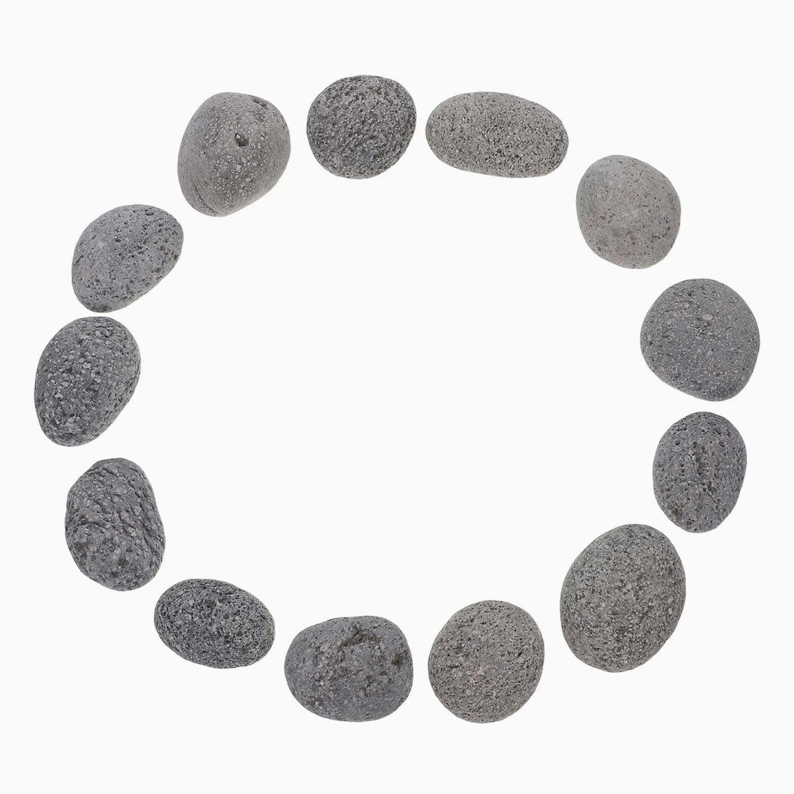 Alasum Piedras para Sauna de Basalto 3-5 CM 1,9 Kg Bolsa Resistentes a Grietas para Calentadores Eléctricos y Estufas de Leña, Piedras Volcánicas de Vapor para SPA y Sauna de Vapor