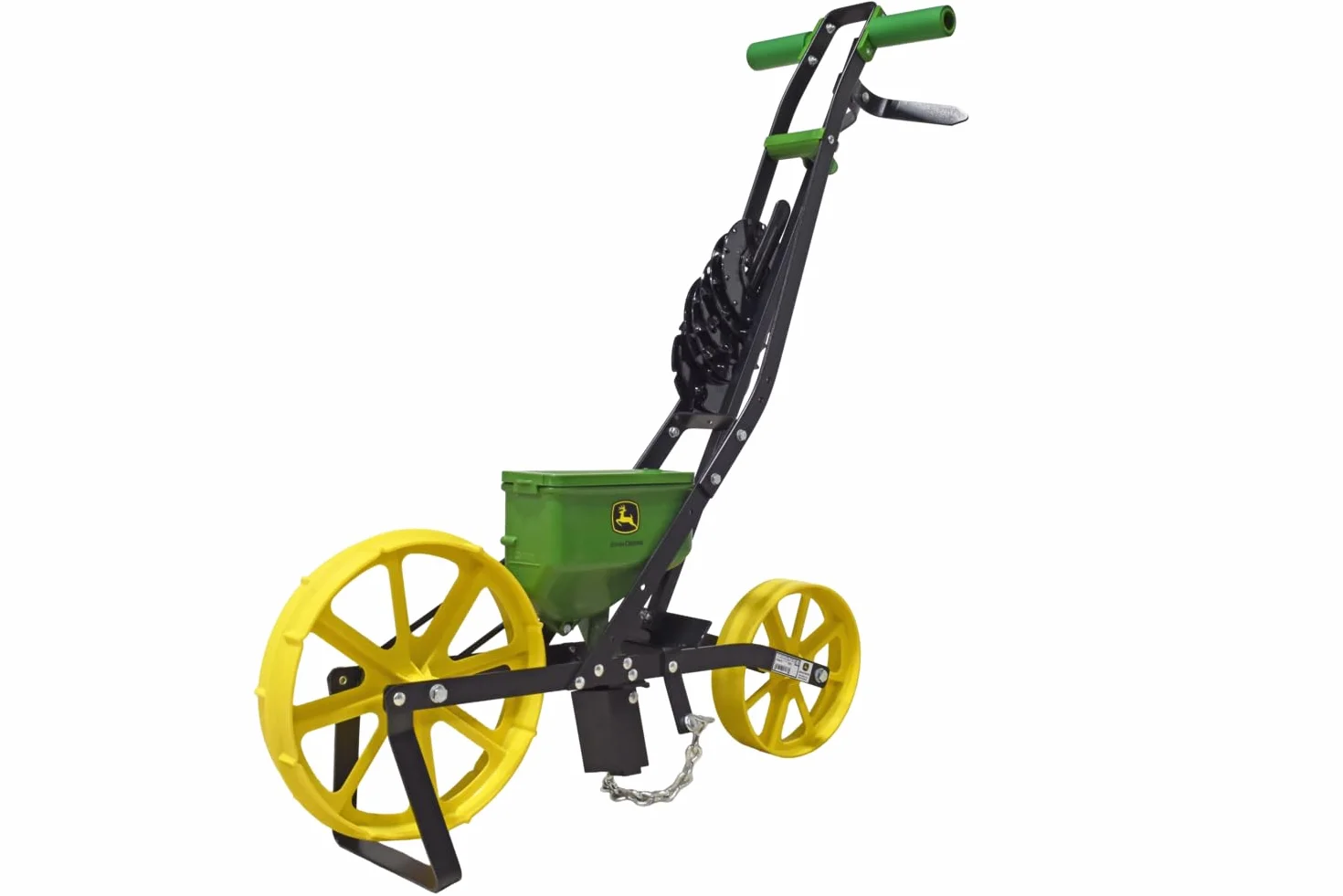 John Deere Sembradora de jardín de 3 Libras con 7 Platos de Semillas, Maceta de maíz Dulce para Uso en Suelo Preparado