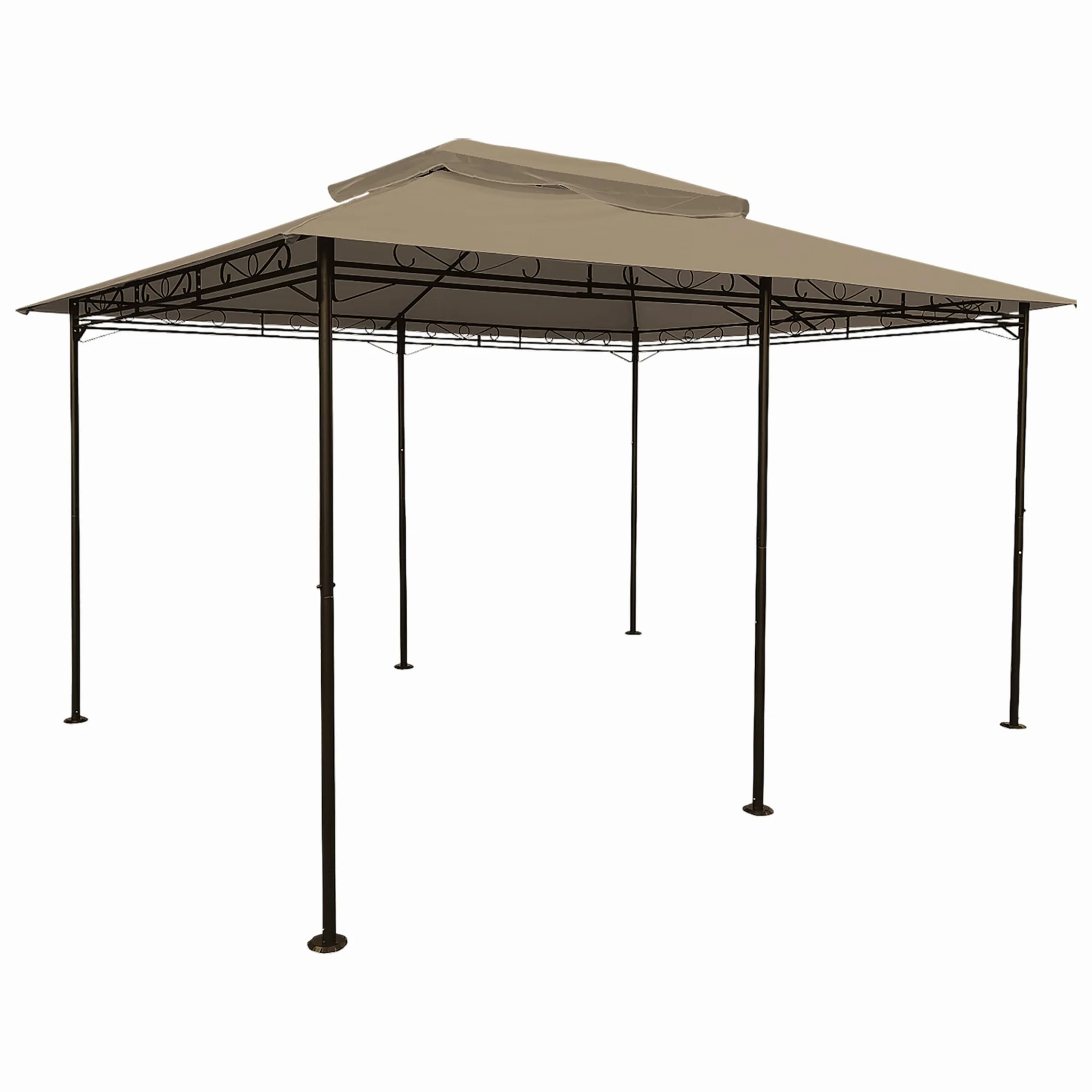 Repuesto para cenador, para el modelo Cape Town (4 x 3 m), impermeable, en 3 colores, capa de techo con revestimiento en PVC