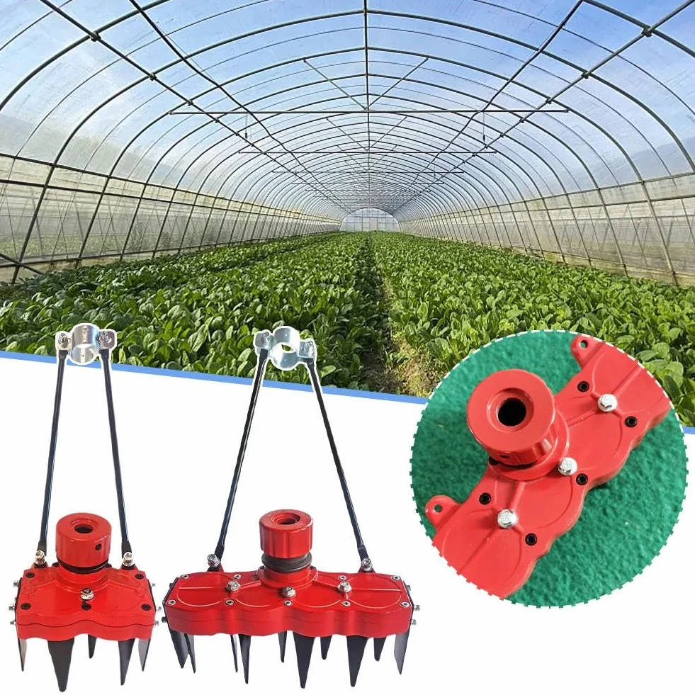 Herramienta de eliminación de malezas y cultivadora giratoria, 2 en 1, desbrozador de jardín, hierba desmenuzadora, cultivador de tierra