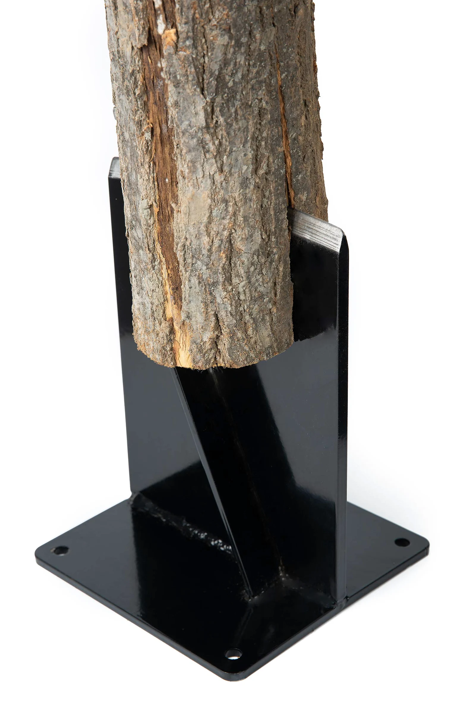 Cortadora de leña de Acero Estructural, cuña manual, para estufas y chimeneas, Negro