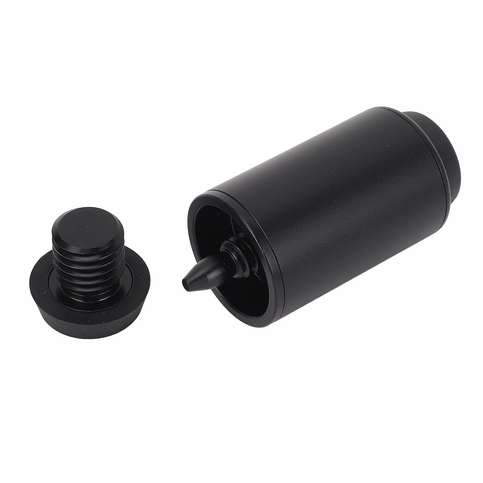 CHICIRIS Pool Cue Extender Billar Extensión Aluminio 2 Pulgadas con Parachoques de Goma