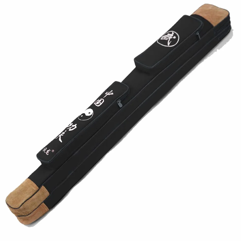 Funda impermeable para espadas Taiji bambú doble capa con correa