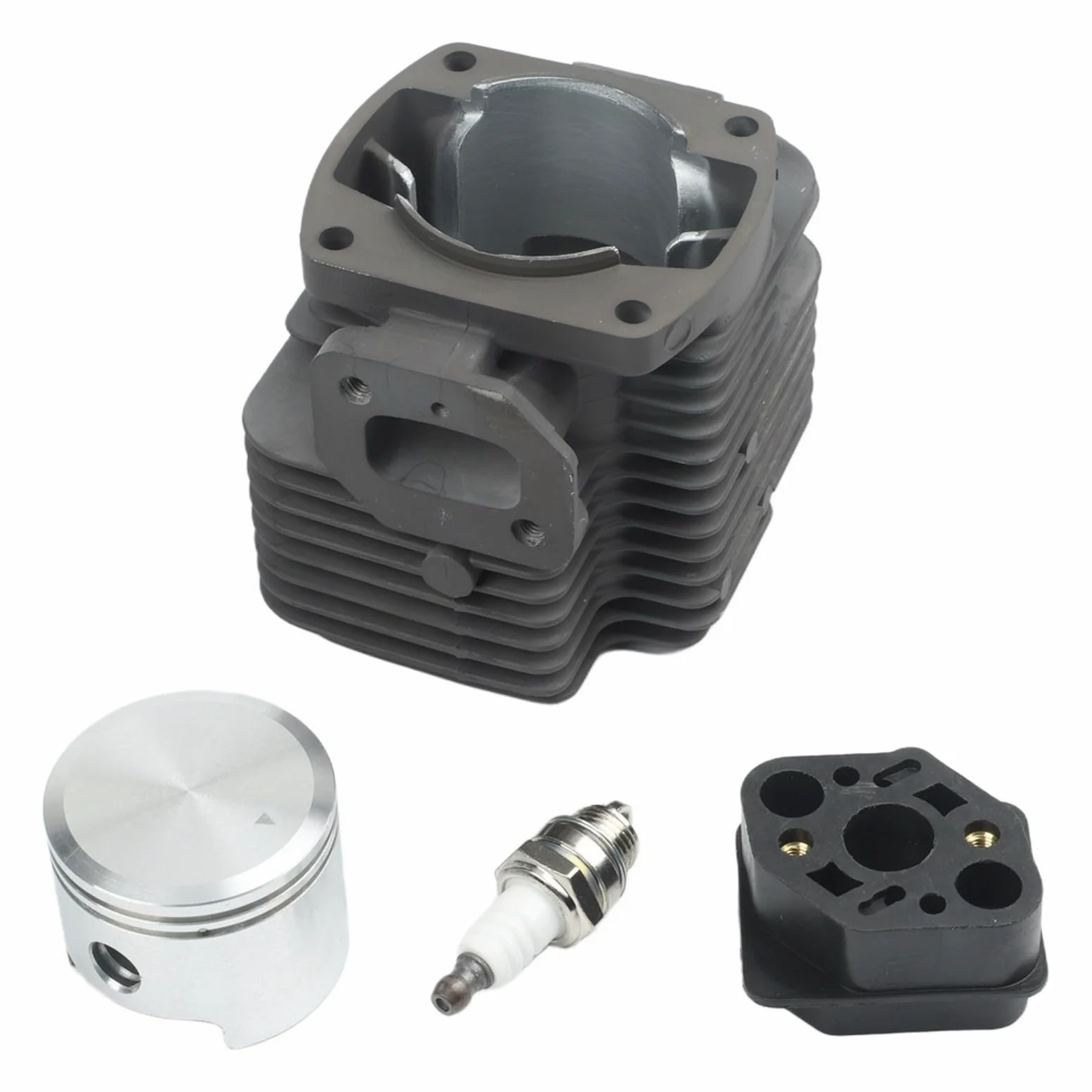 FUBESK Kit de pistón cilíndrico Pb-770 Pb-770H Pb-770T Soplador de mochila, juego de reconstrucción de motor de metal con anillos de junta de cojinete de pasador, A130001050 V100000290 Arrancador de