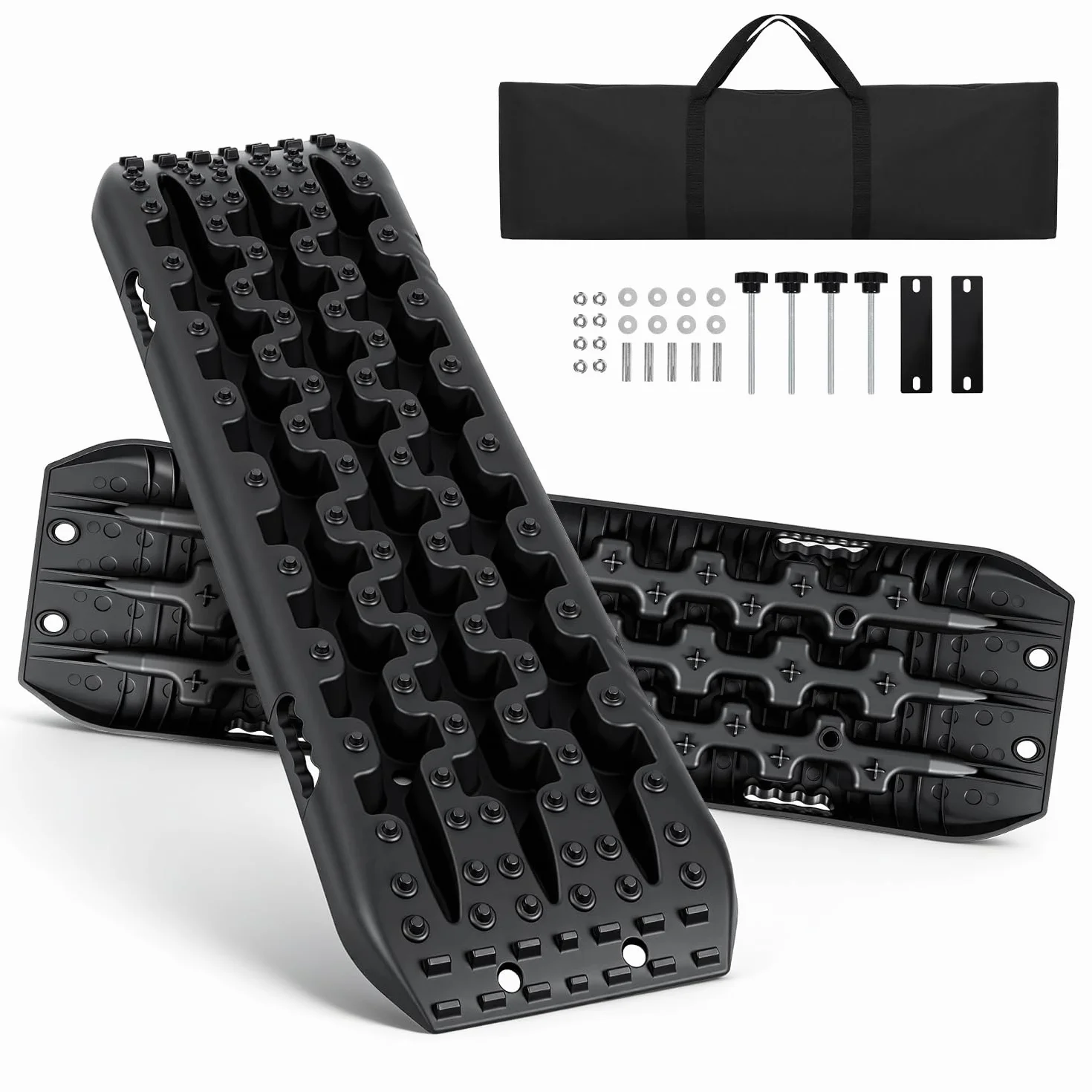 Gimisgu 2 placas de arena Offroad de plástico, ayuda de arranque, tabla de recuperación 10T para todoterrenos