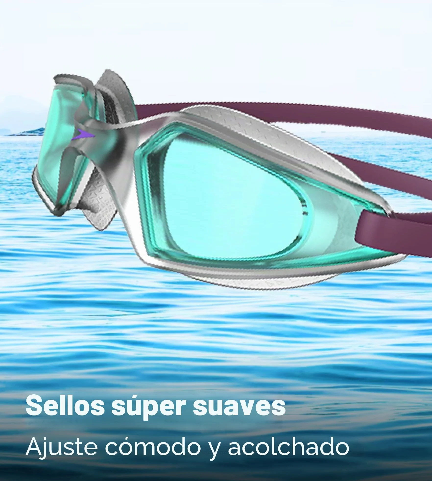 Speedo Gafas de natación Hydropulse Niños Antivaho Ajustable