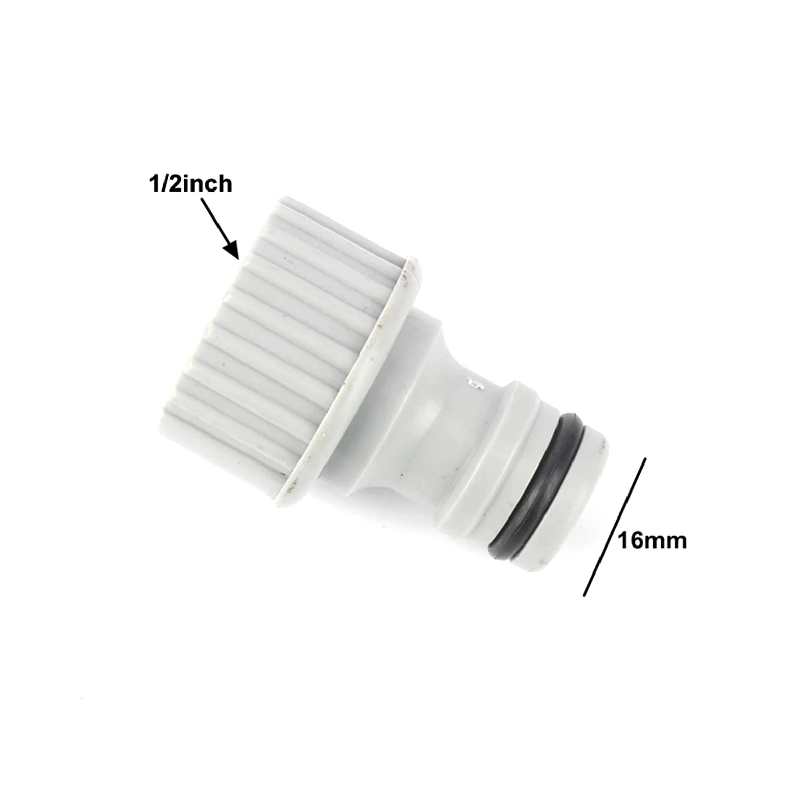 Dripador de riego de jardinería 20 1/2 pulgadas conector de plástico conector interno Conector rápido