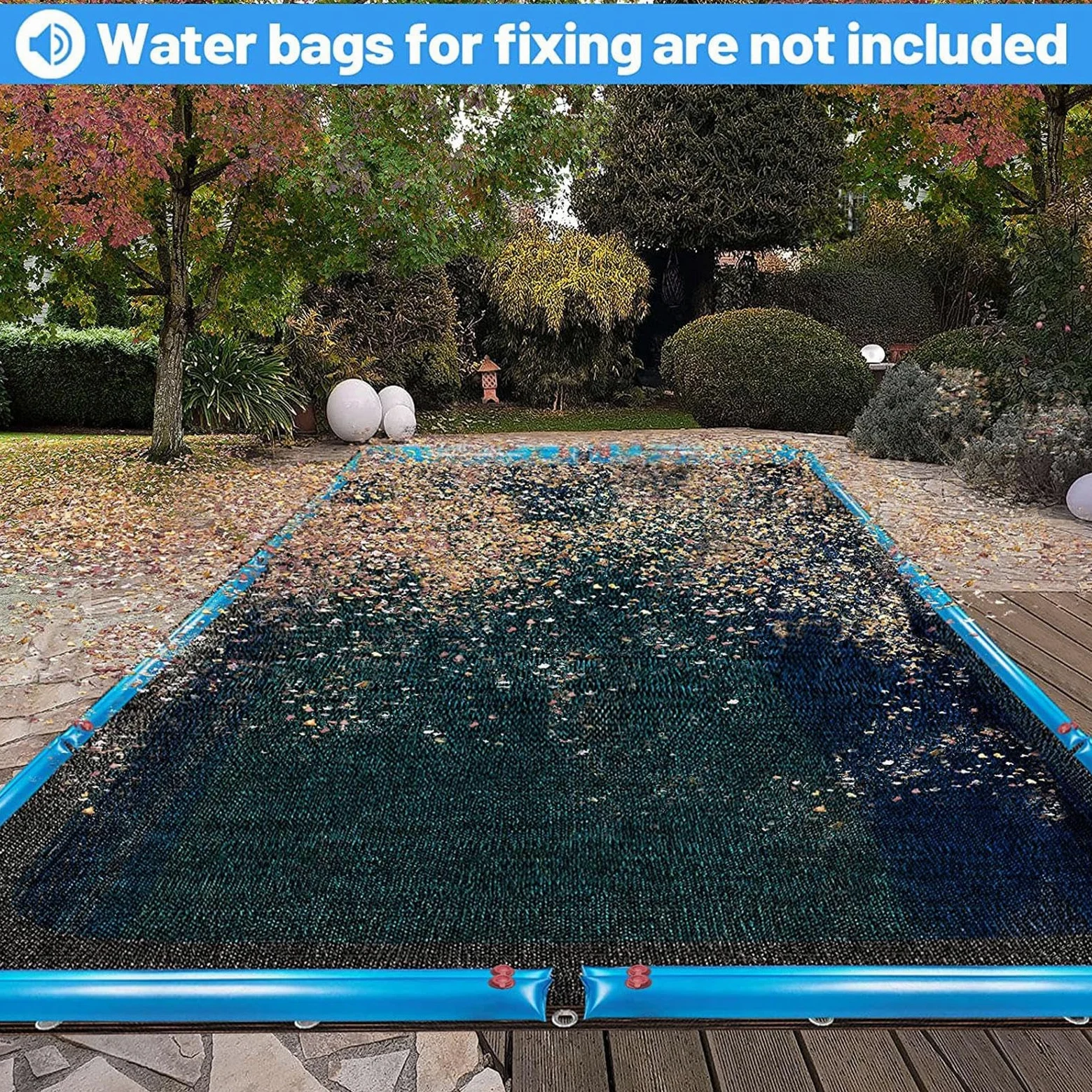 Red De Protección De Piscina | Bloquear Hojas Y Tierra | Resistente A La Intemperie Y Resistente A Los Rayos UV | Cubiertas De Piscinas De Red Folklórica | para Casa, Jardín 5 * 10m/6 * 12 M
