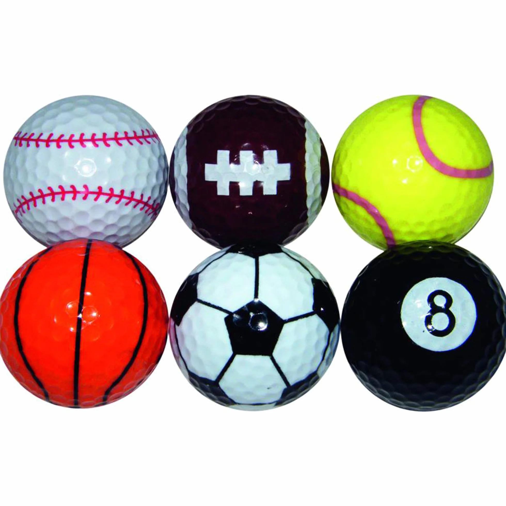 LONGRIDGE Golf Balls Pack of 6