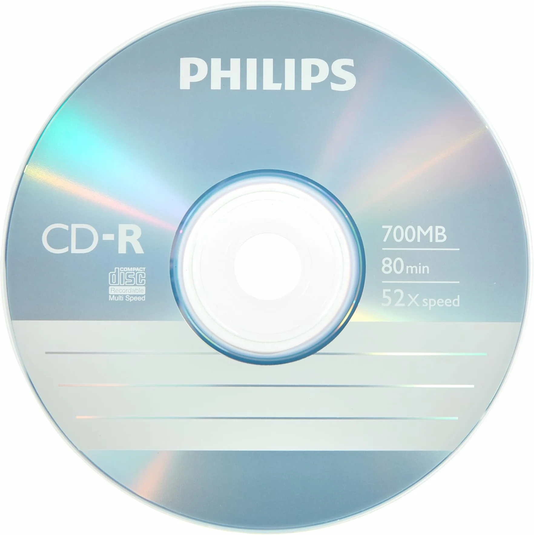Philips CR7D5 NB10/00 CD-R 50x 700MB 80min 10 piezas