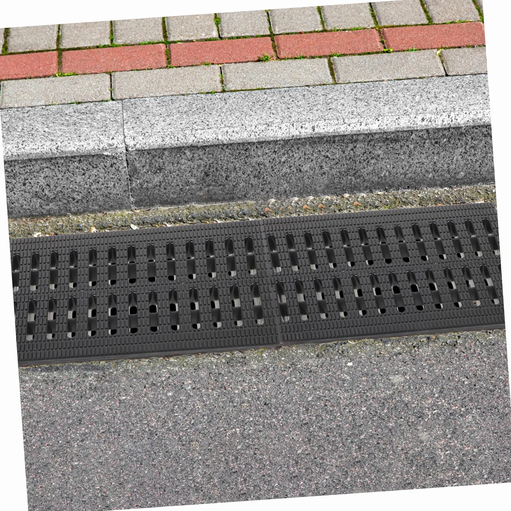 DOITOOL Rejilla De Drenaje De Plástico para Jardín Y Cocina Cubierta De Alcantarilla con Alta Capacidad De Carga Y Fácil Limpieza Ideal para Garajes Patios Y Áreas Exteriores 7.87X7.87X0.87