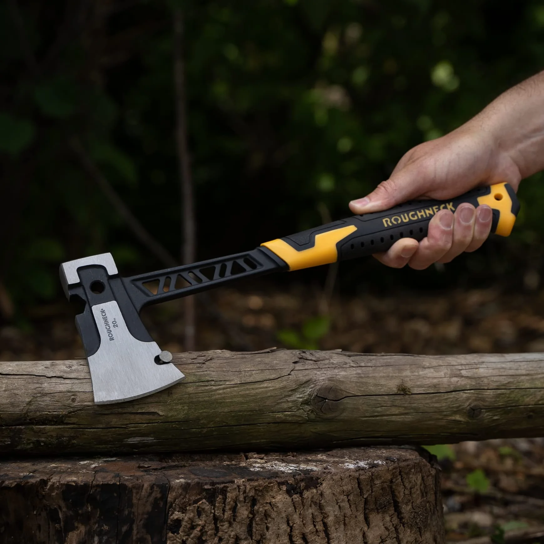 Roughneck Gorilla ROU11070 Hache série V 0,6 kg/1¼LB, Noir et Jaune