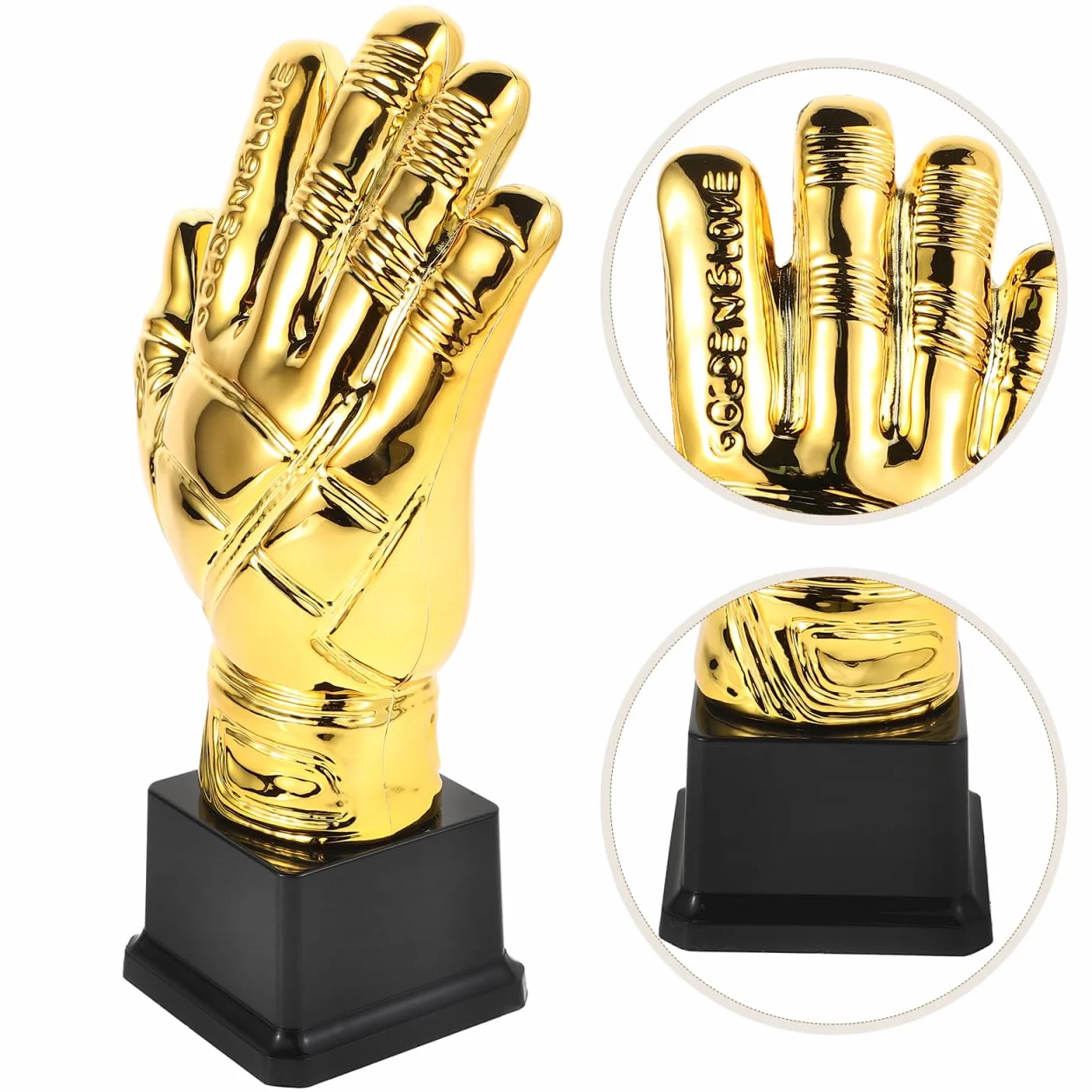 UPKOCH Trofeo Portero Oro Forma de Fútbol Deportivo Decorativo para Competiciones