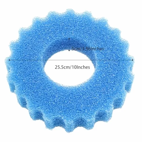 Esponja de filtro de estanque, filtro de espuma bioquímica de alta eficiencia para esponjas SunSun CPF/CPA-5000, espuma de filtro de estanque fácil de reemplazar