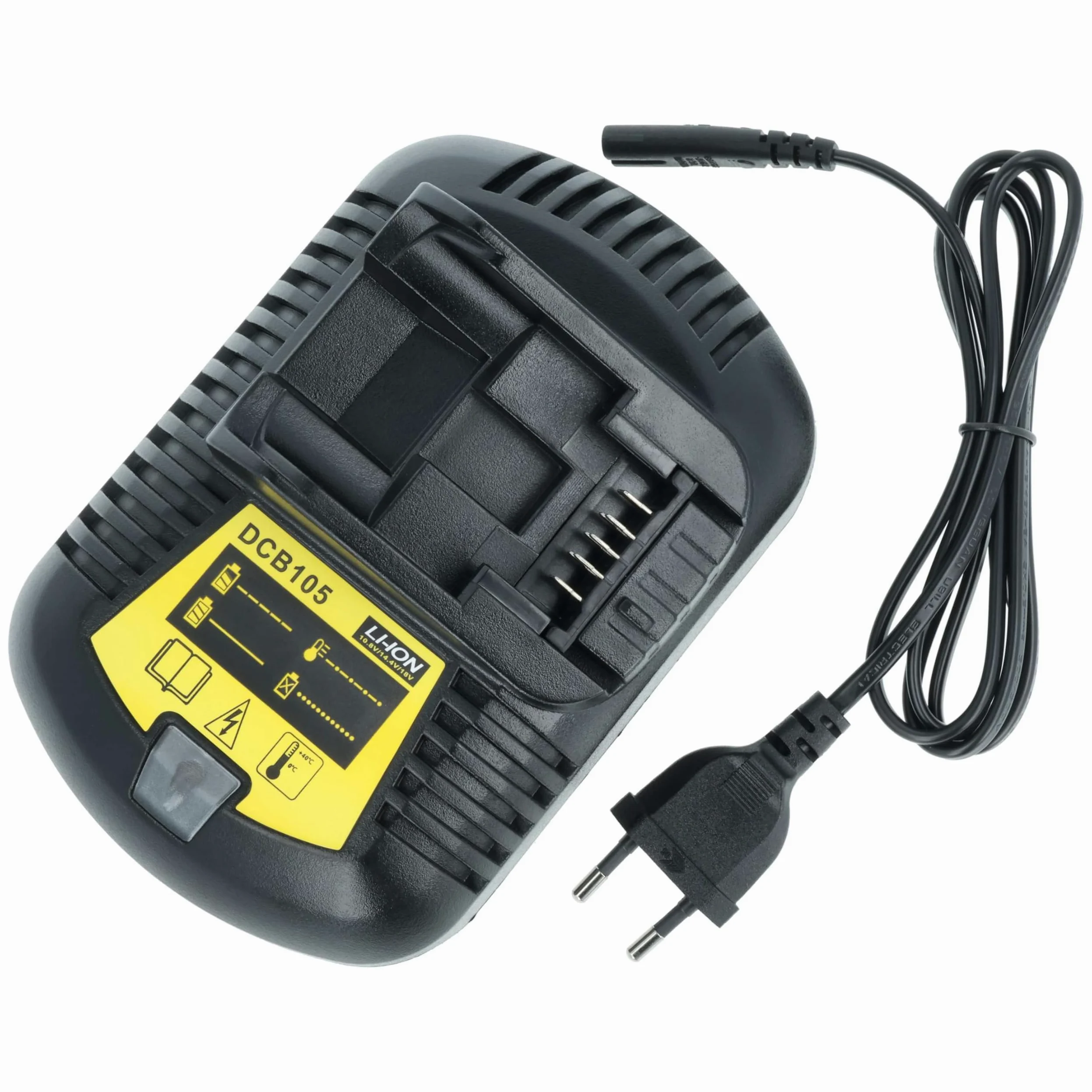 vhbw Cargador Compatible con Dewalt DCB181-XJ, DCB182, DCB182-XE, DCB183, DCB185, DCB184-XJ, DCB184, DCB184-XR Herramientas Li-Ion - batería