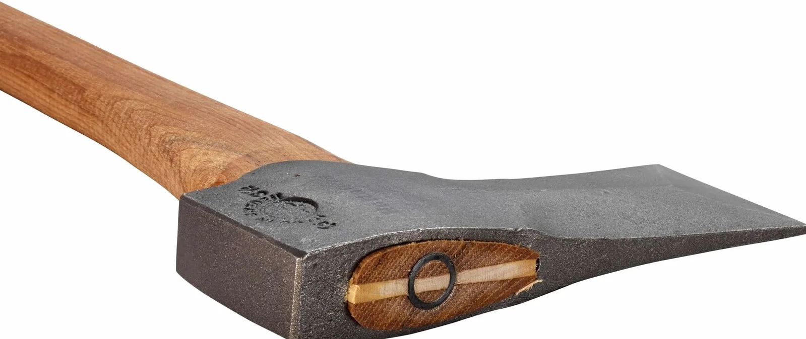 Hacha para leña forjada a Mano KLY RA 770 mm de Acero Sueco I Hultafors I Forjada en Suecia I 2100 g Hacha Premium con Mango de Madera de Nogal Americano I Se Puede reafilar I 840592