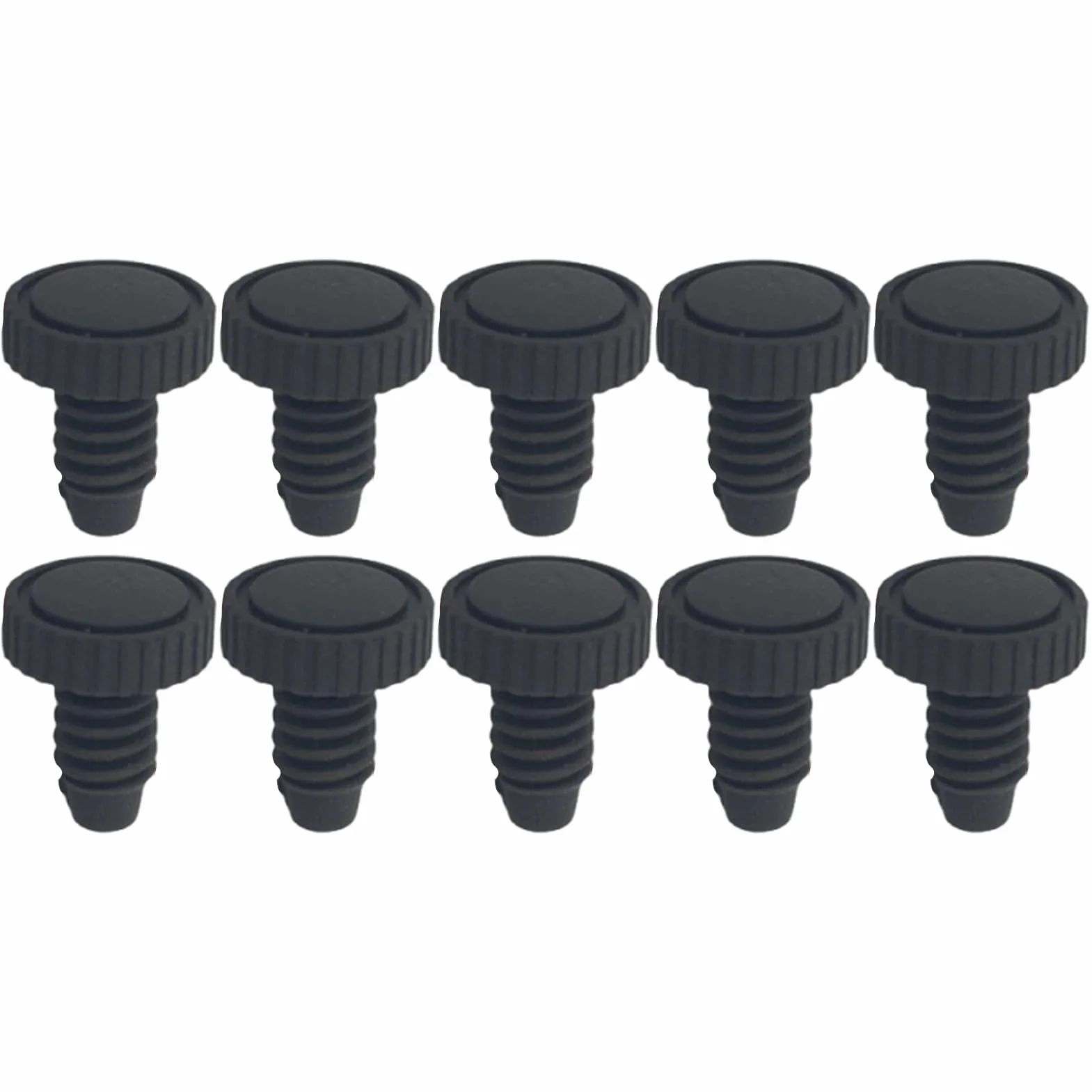 Pool Cue Bottom Cover 10 piezas Billiards Bumper Protector 0,68 pulgadas Dust Proof Replacement Cap Sleeve Lightweight Materials