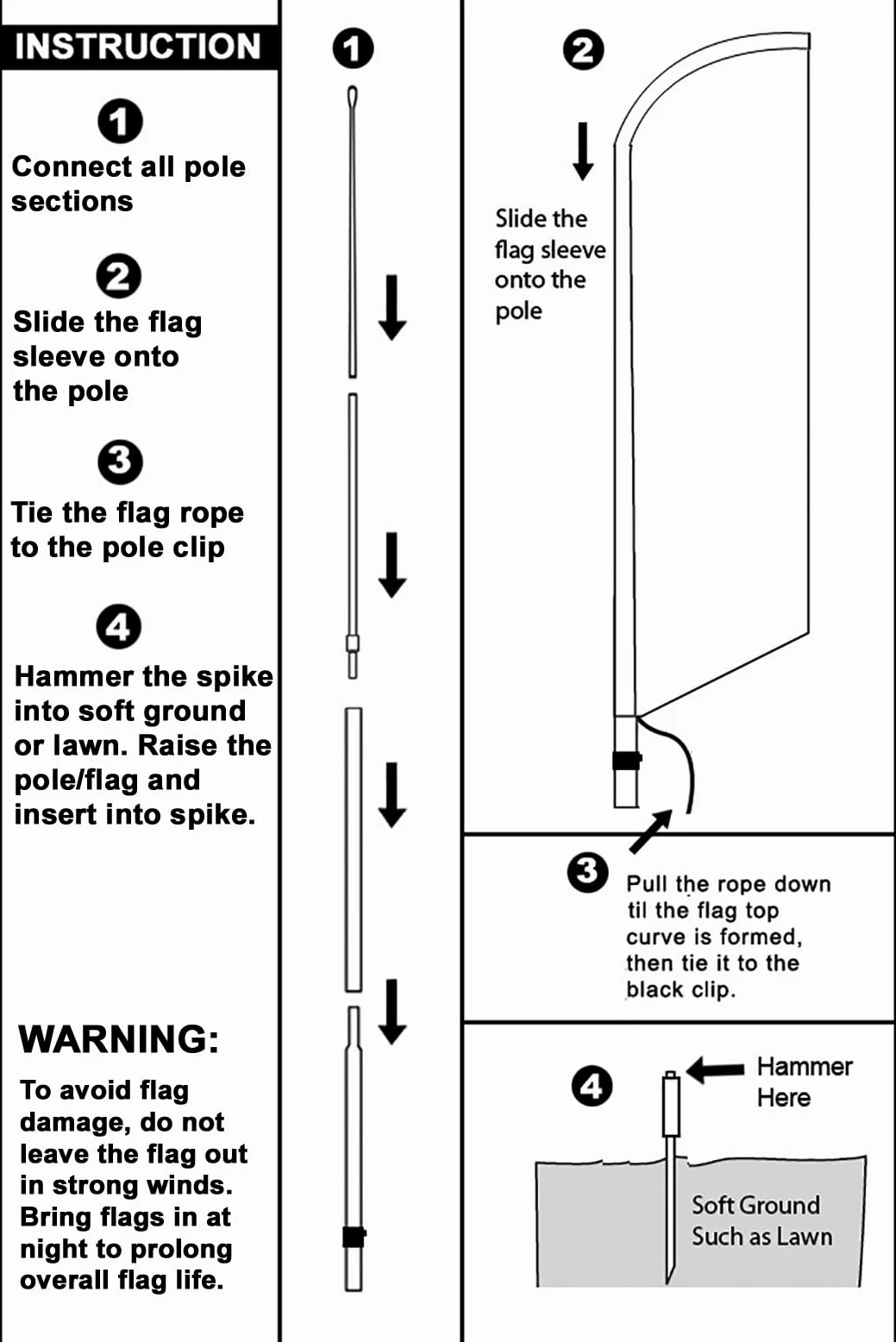 QUESABIRRIA - Cartel de plumas con bandera sin viento grande de 15 pies de alto, kit de pinchos de poste rq-h, rojo