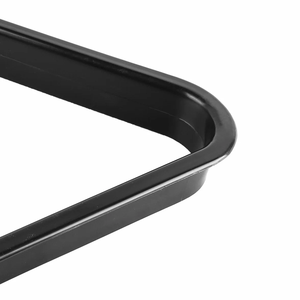 Soporte Triangular para Mesa de Billar 9 Bolas, Plástico Resistente Negro, 2-1/4 Pulgadas