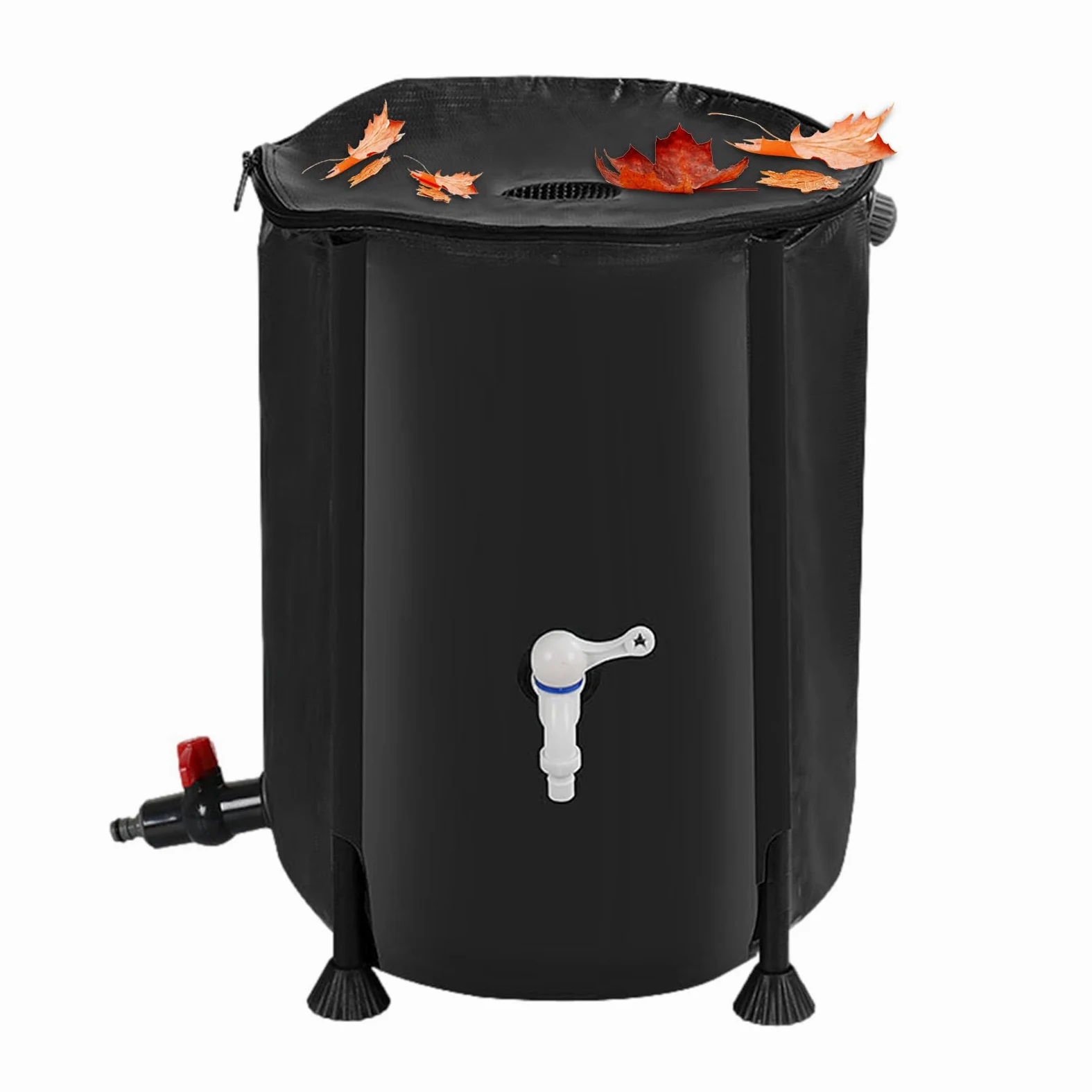 Colector de agua de barril de lluvia, colector de agua de lluvia de 200 l | colector de barril de lluvia portátil, barril colector de agua de lluvia a prueba de intemperie, colector de lluvia para