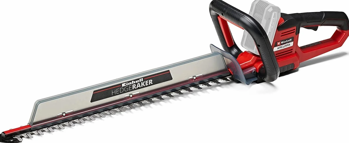 Einhell Cortasetos con batería ARCURRA 18/55 Power X-Change (18 V, 55 cm de Longitud de Corte, 18 mm Distancia Entre Dientes, colector de Recortes, asa Frontal Estrecha, sín batería)