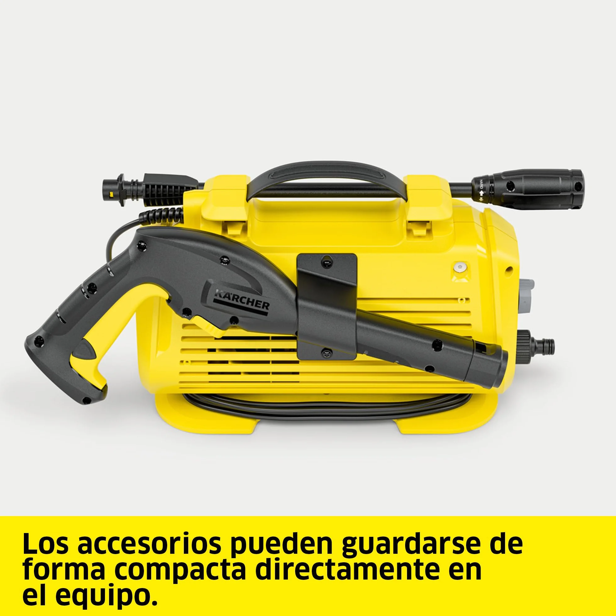 Kärcher Hidrolimpiadora K 2 Horizontal VPS, presión: 110 Bar, caudal: 360 l/h, Rendimiento: 20 m²/h, Filtro de Agua, 3,5 kg, Manguera y Pistola de Alta presión, Lanza pulverizadora Vario Power Jet