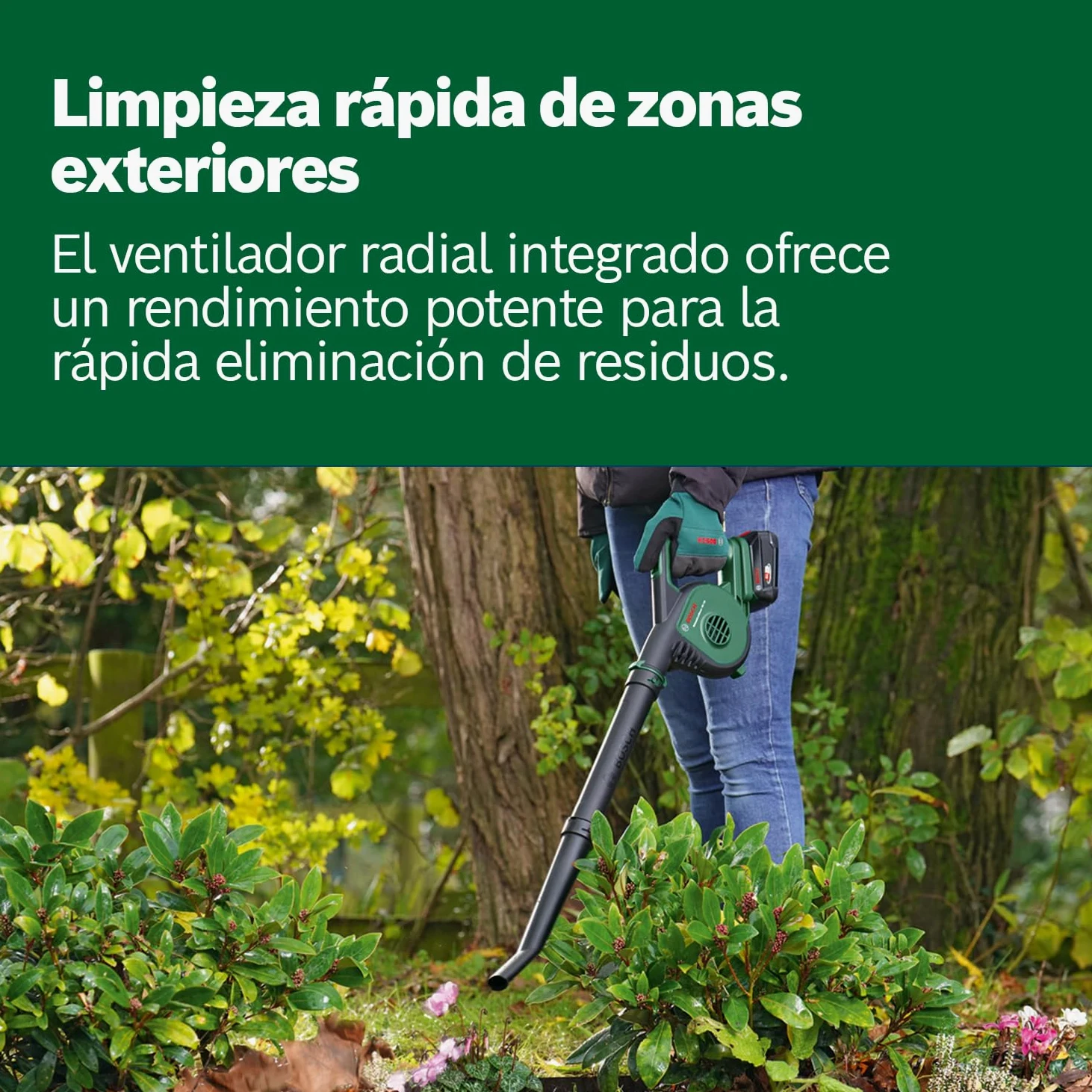 Bosch UniversalLeafBlower 18V-130 Soplador de Hojas a Batería 18V